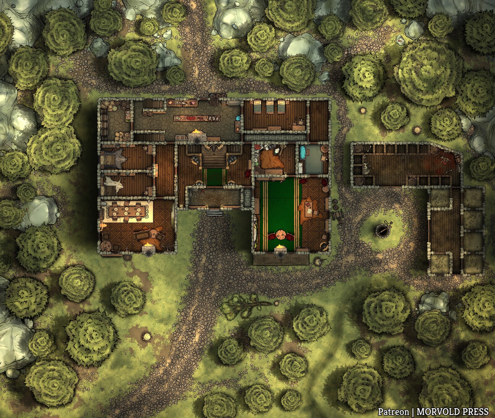 Hunting Lodge - 3 Levels | HotDQ [45 x 38]