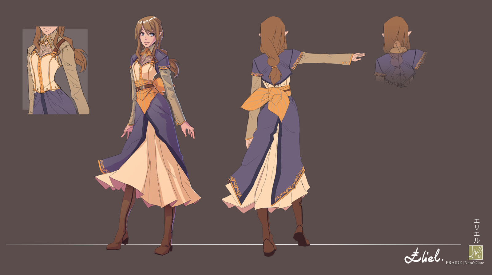 Eraide - character designs