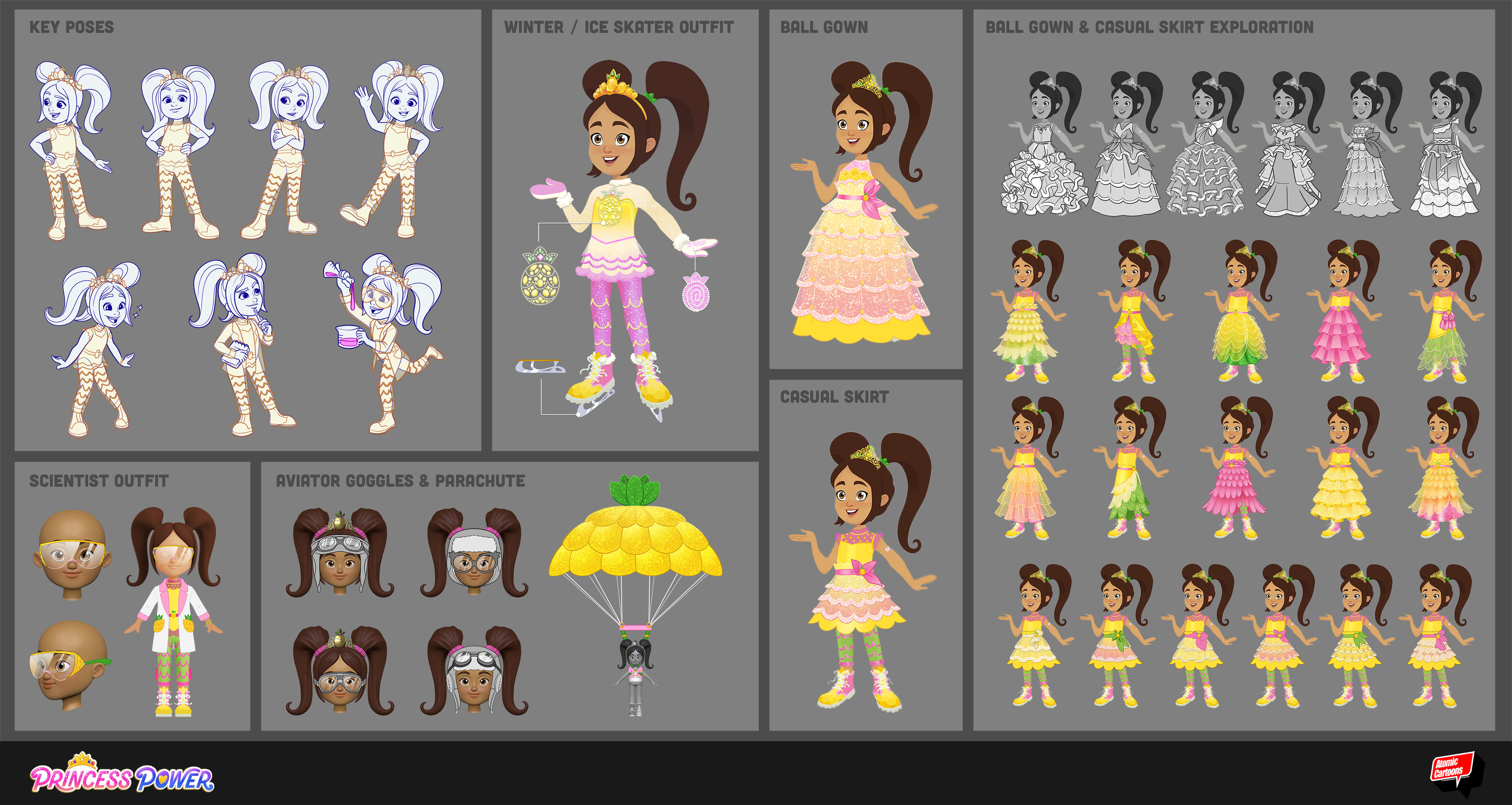 Penny Pineapple character design pack
