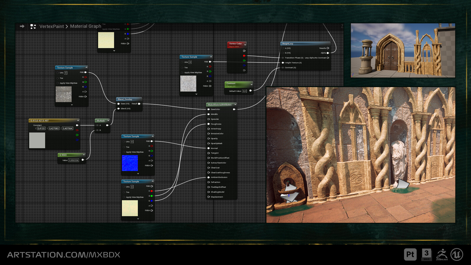 Making Of - Vertex Paint and early lighting