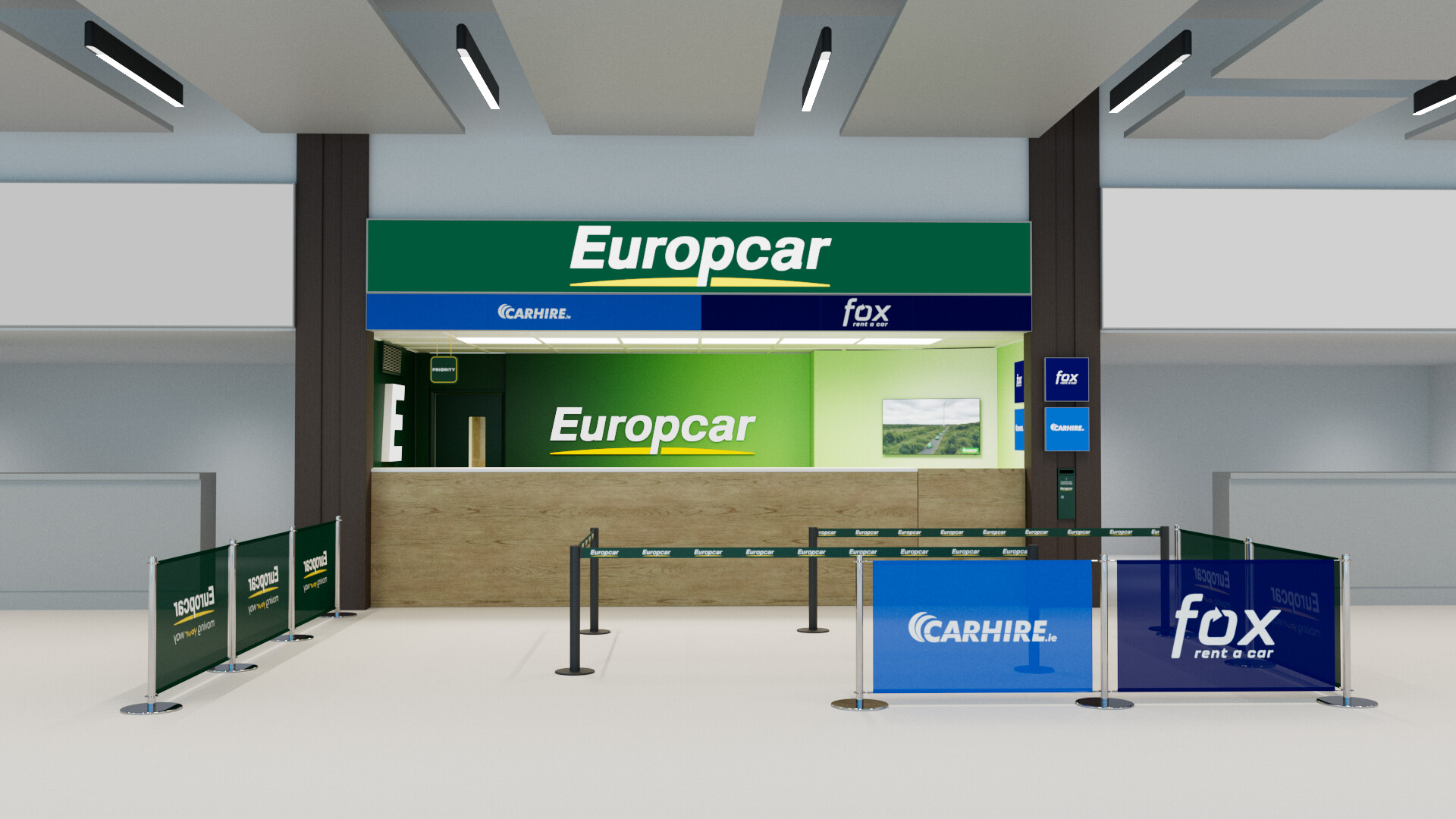 Nathan Clowes Europcar Dublin Airport Redesign