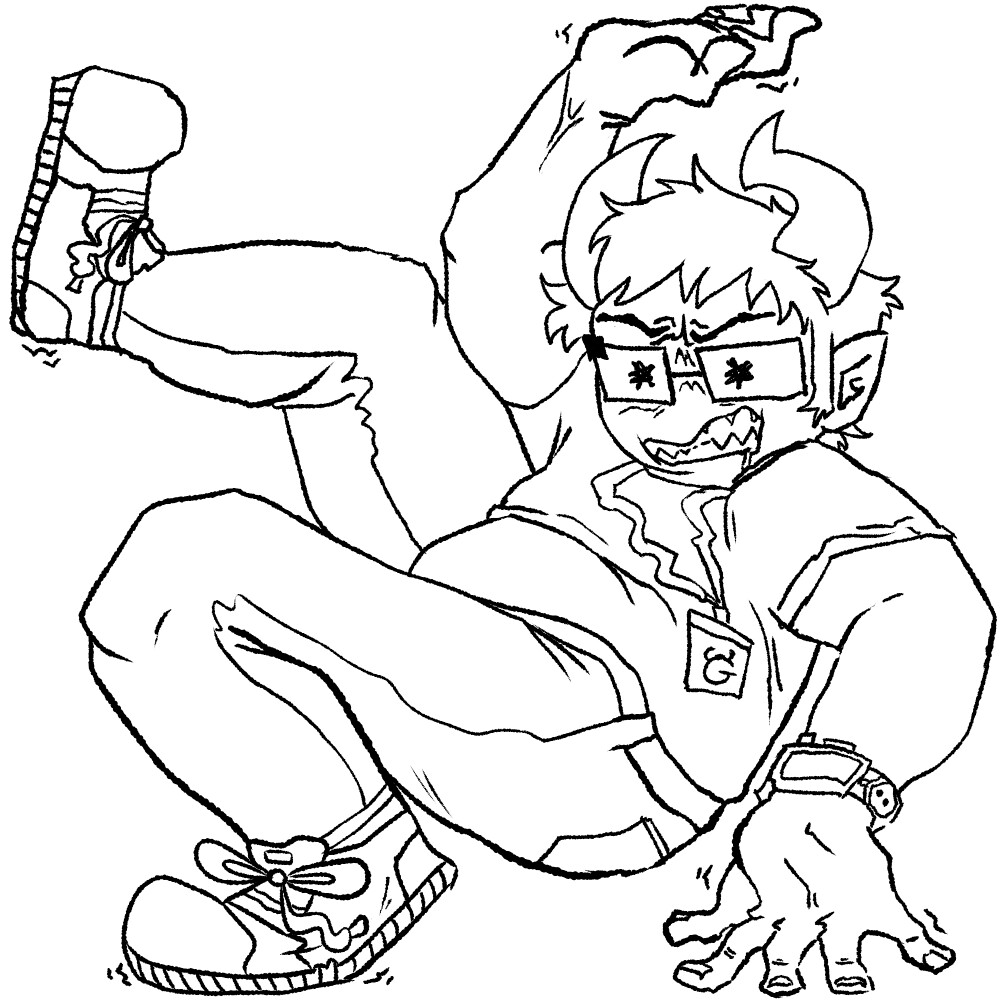 WIP Line art