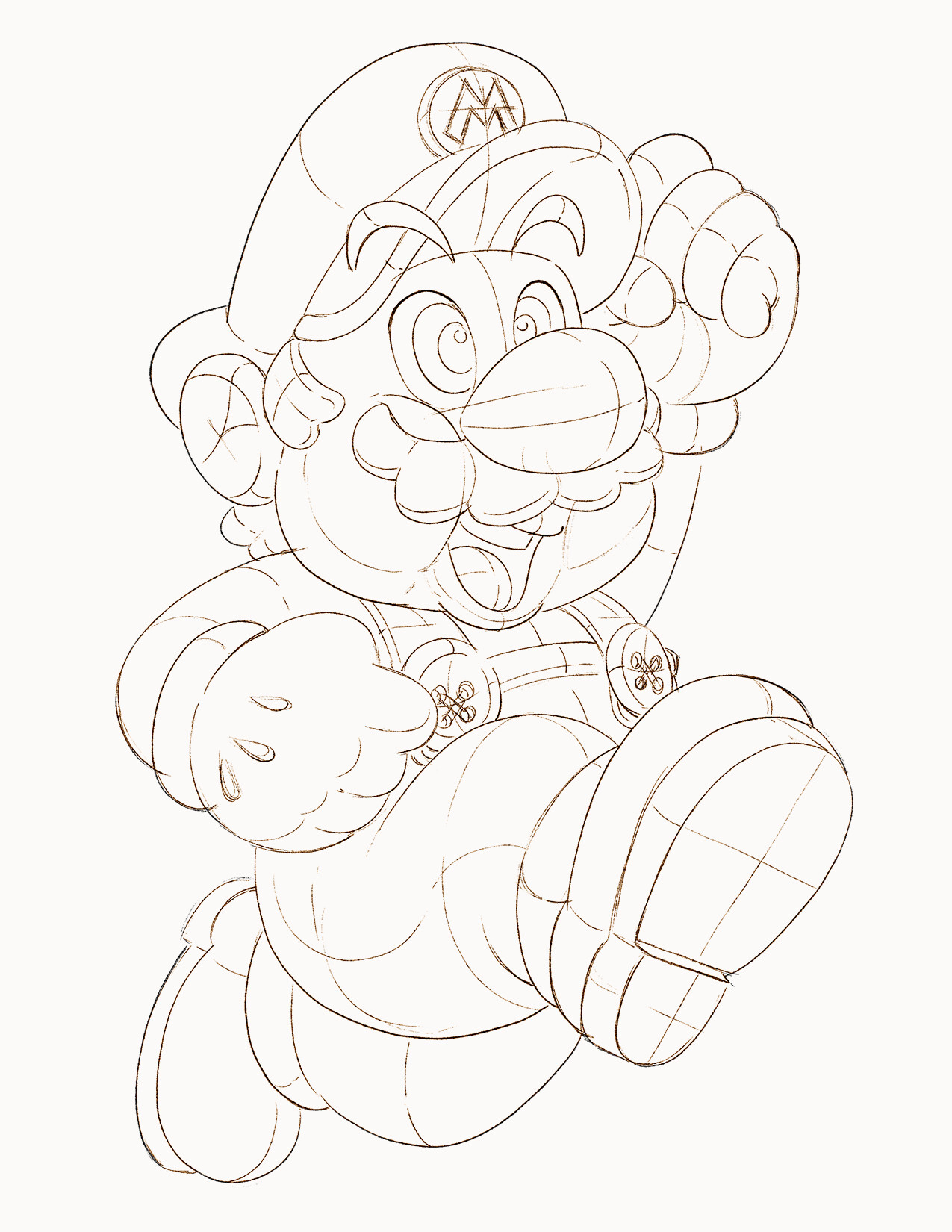 ArtStation - Super Mario Rendering Exercise