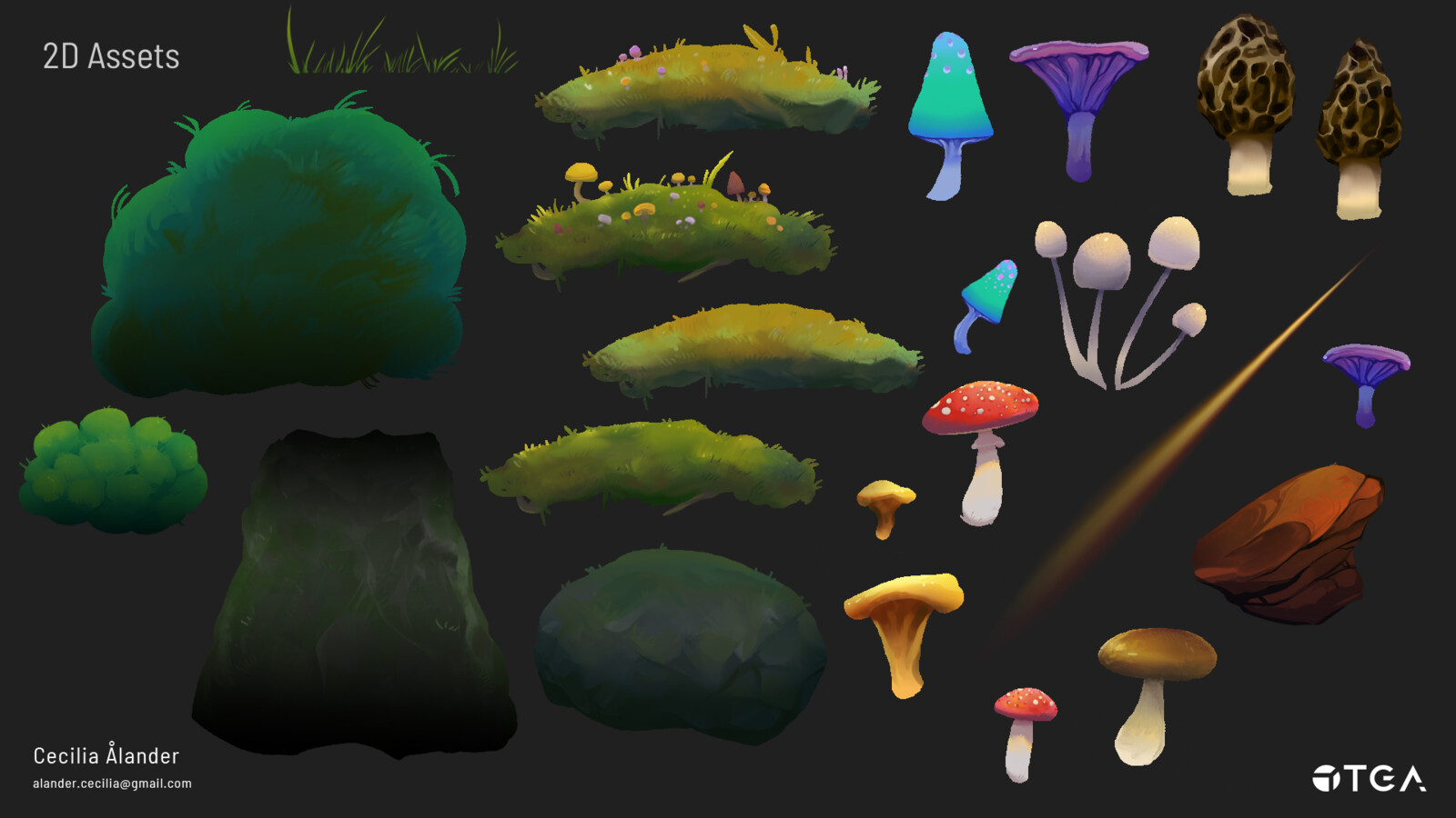 2D environment props game project #3