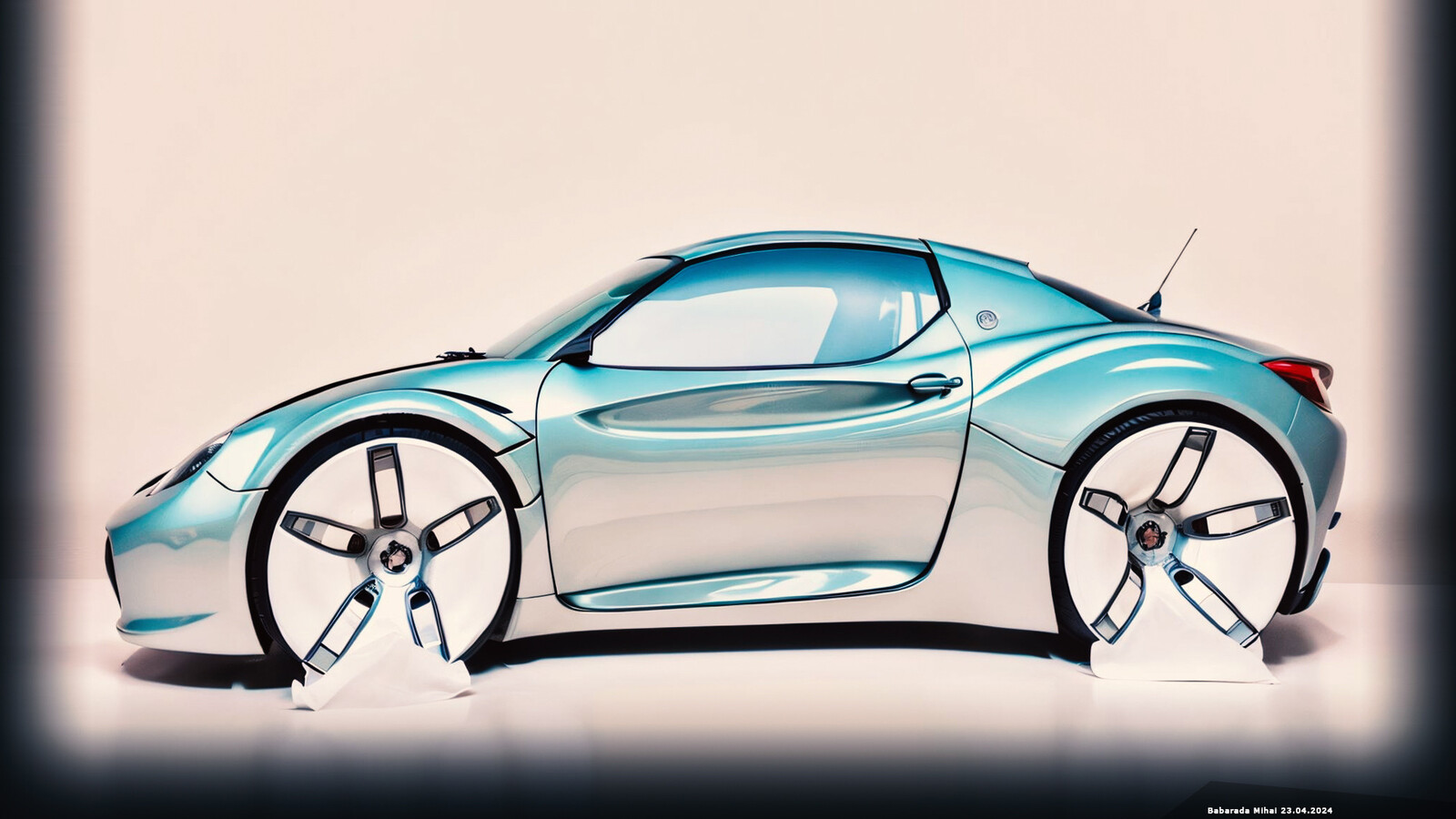 Copic gull wing sportscar