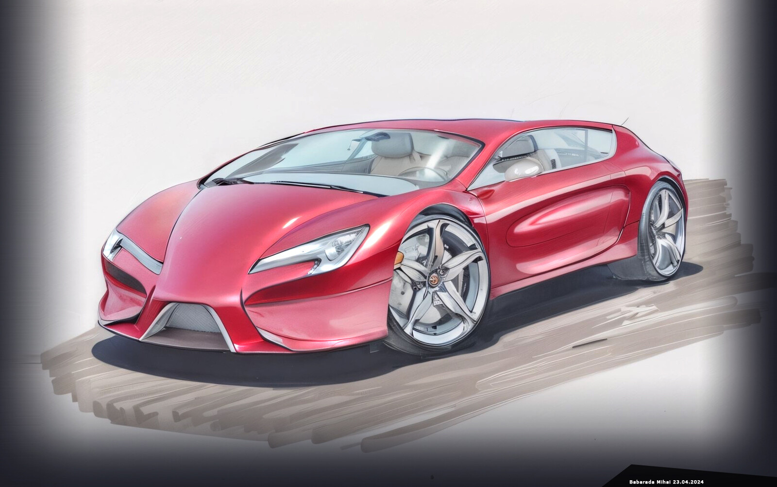 Copic Sports car