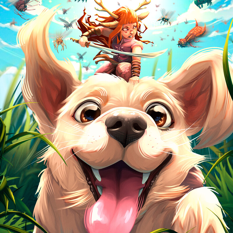 The dog and the pixie