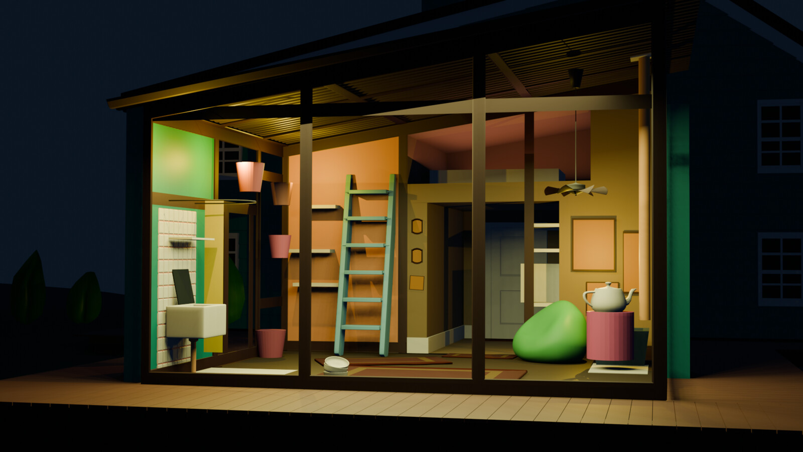 Initial Blockout Mesh