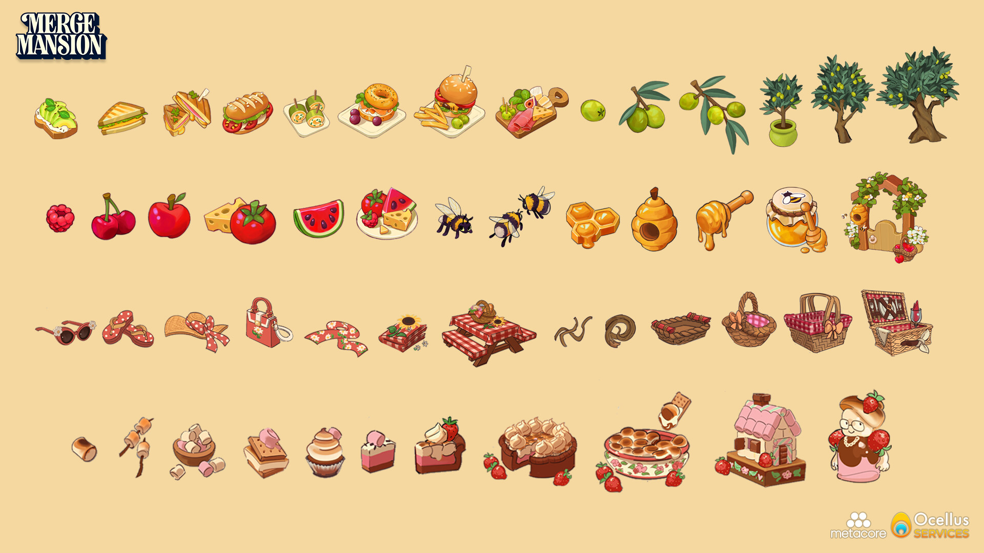 Ocellus SERVICES Merge Mansion Picnic Confusion Pack 🥪