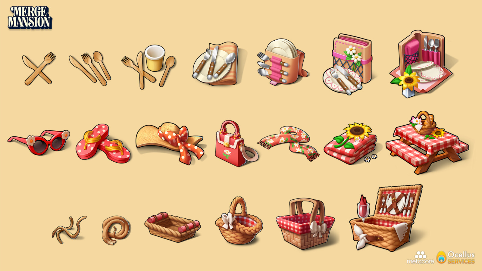 Ocellus SERVICES Merge Mansion Picnic Confusion Pack 🥪