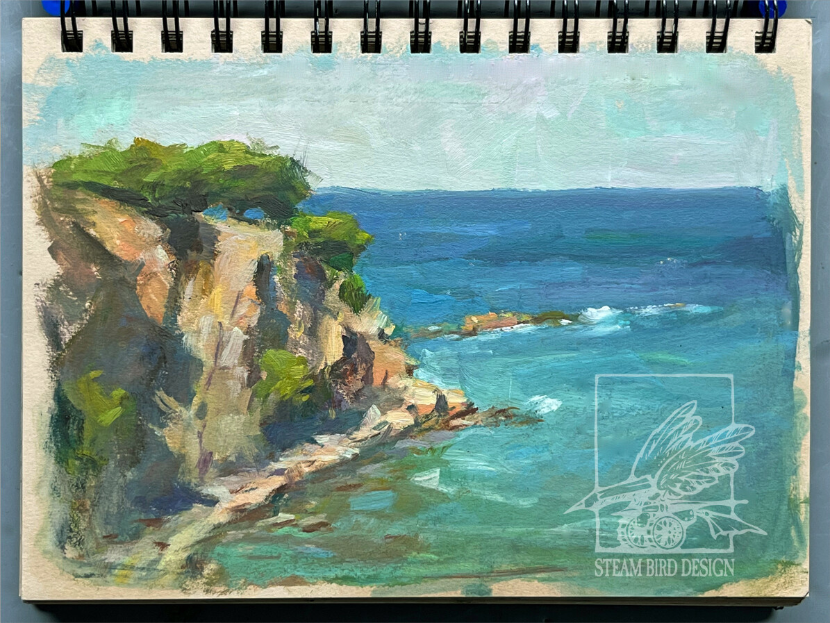 Coastal Cliffs at Llanca