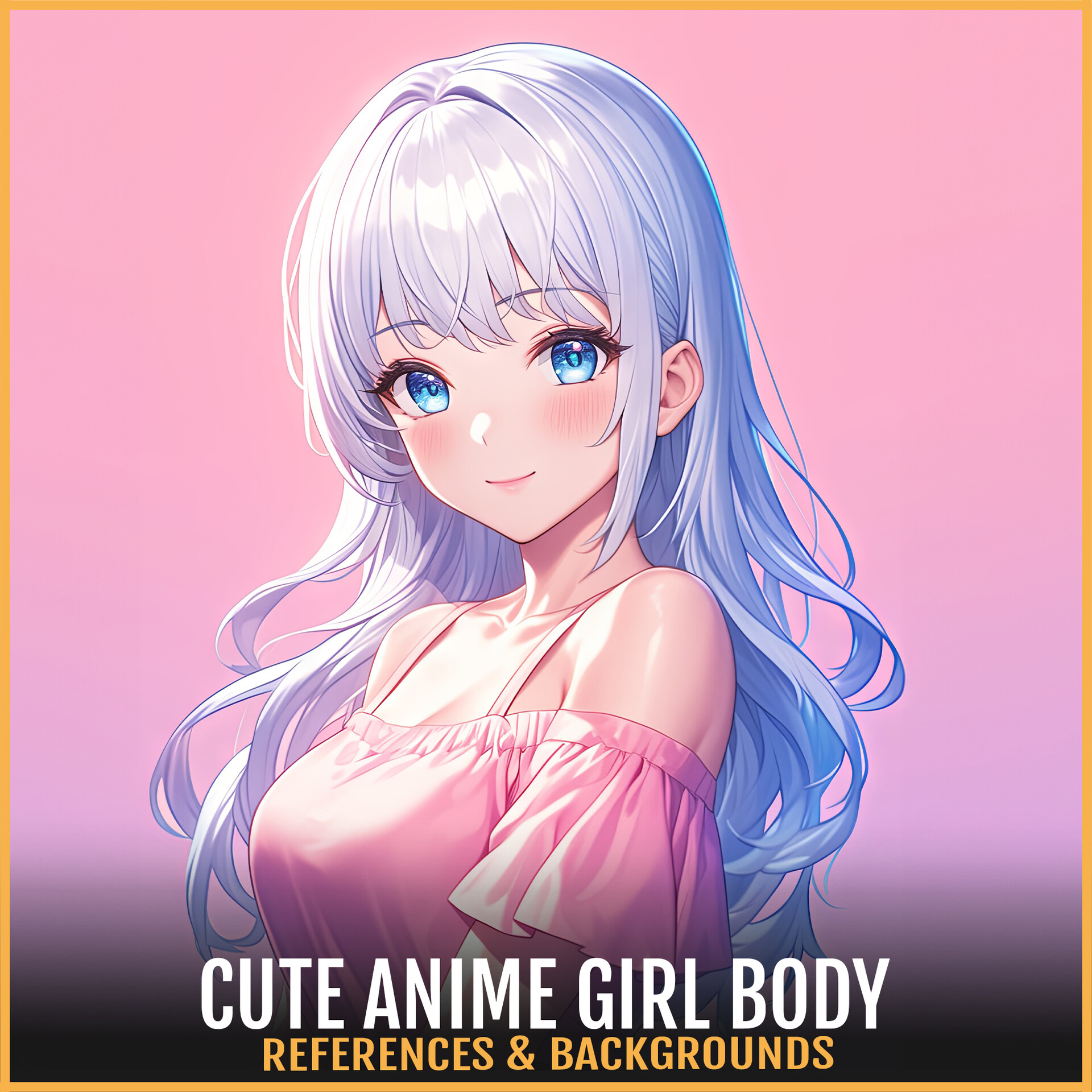 ArtStation - 505 Cute Anime Girl body