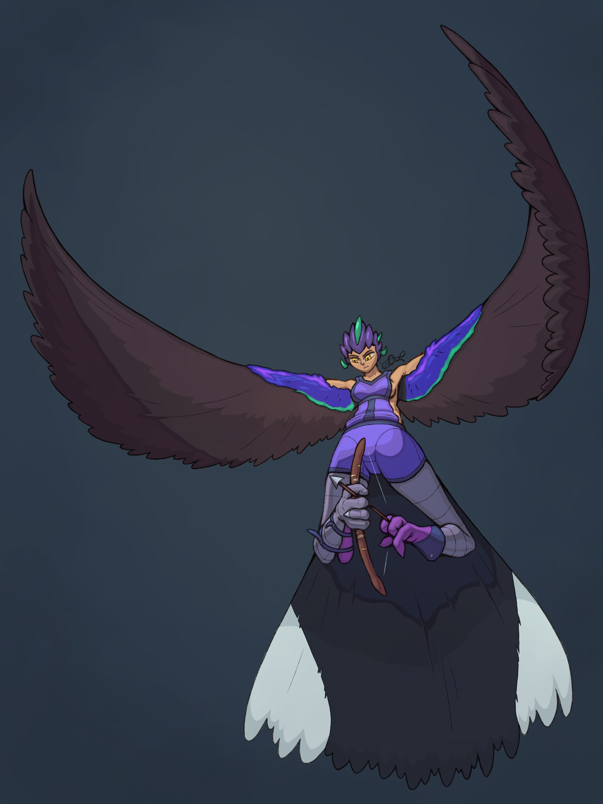 Warewolf - Violet Sabrewing Harpy