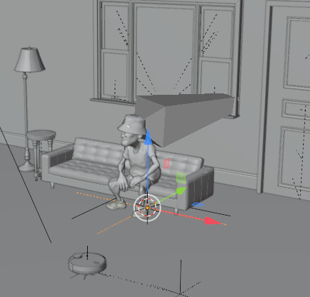 Scene created in Blender, dude created in Character Creator