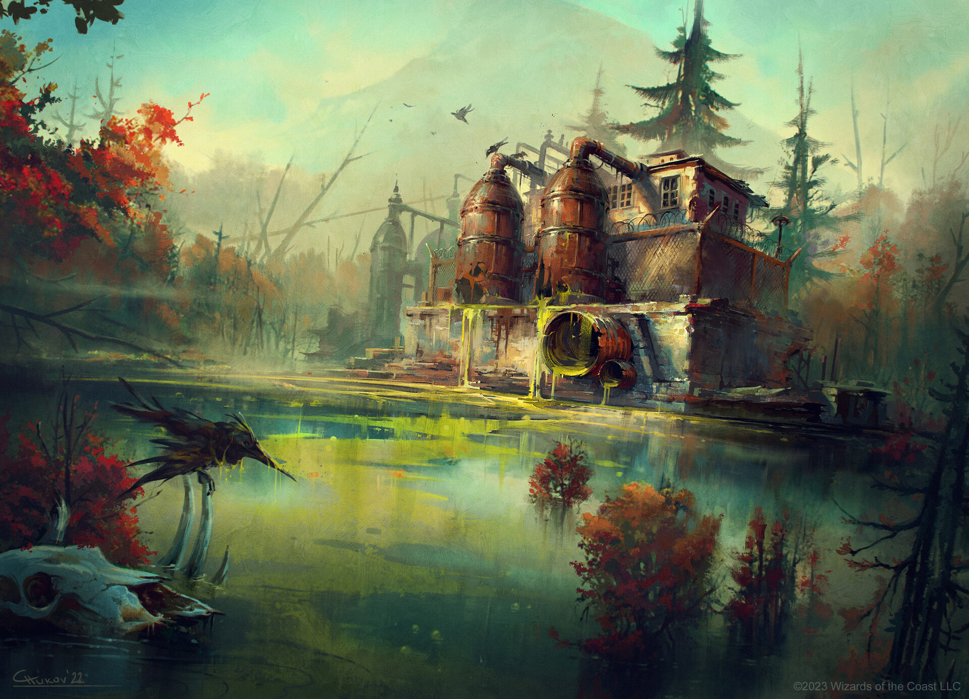 ArtStation - MTG: Ferrous Lake ArtStation - MTG: Ferrous Lake