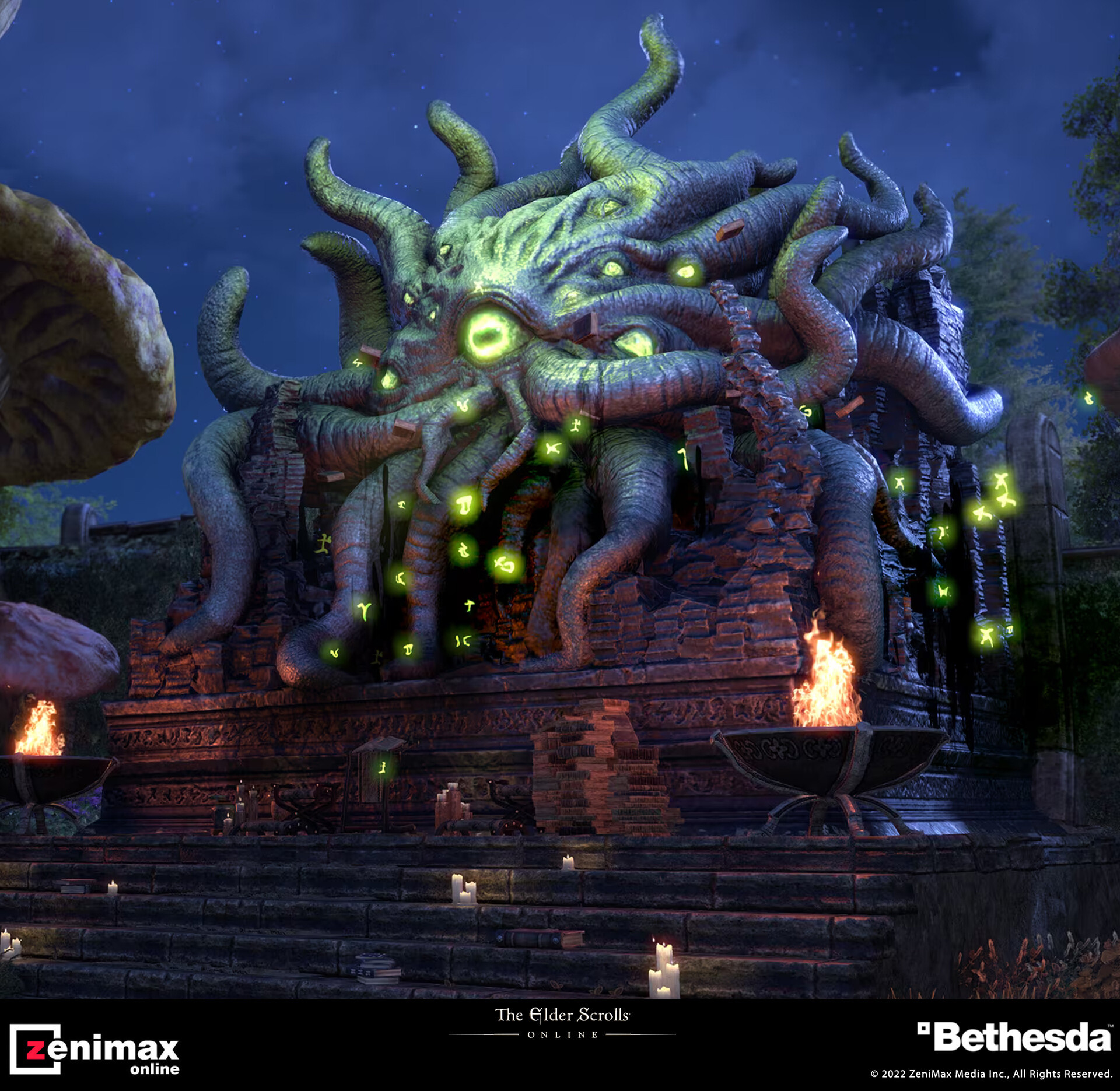 ArtStation - ESO-Hermaeus Mora In Game Statue