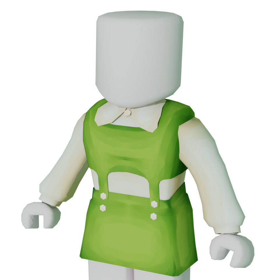 ArtStation - [FOR SALE] Green Dress Roblox Outfit Render
