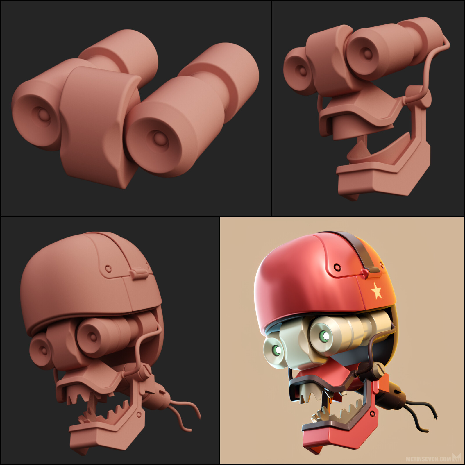 Robot head | Concept: Andre Mealha