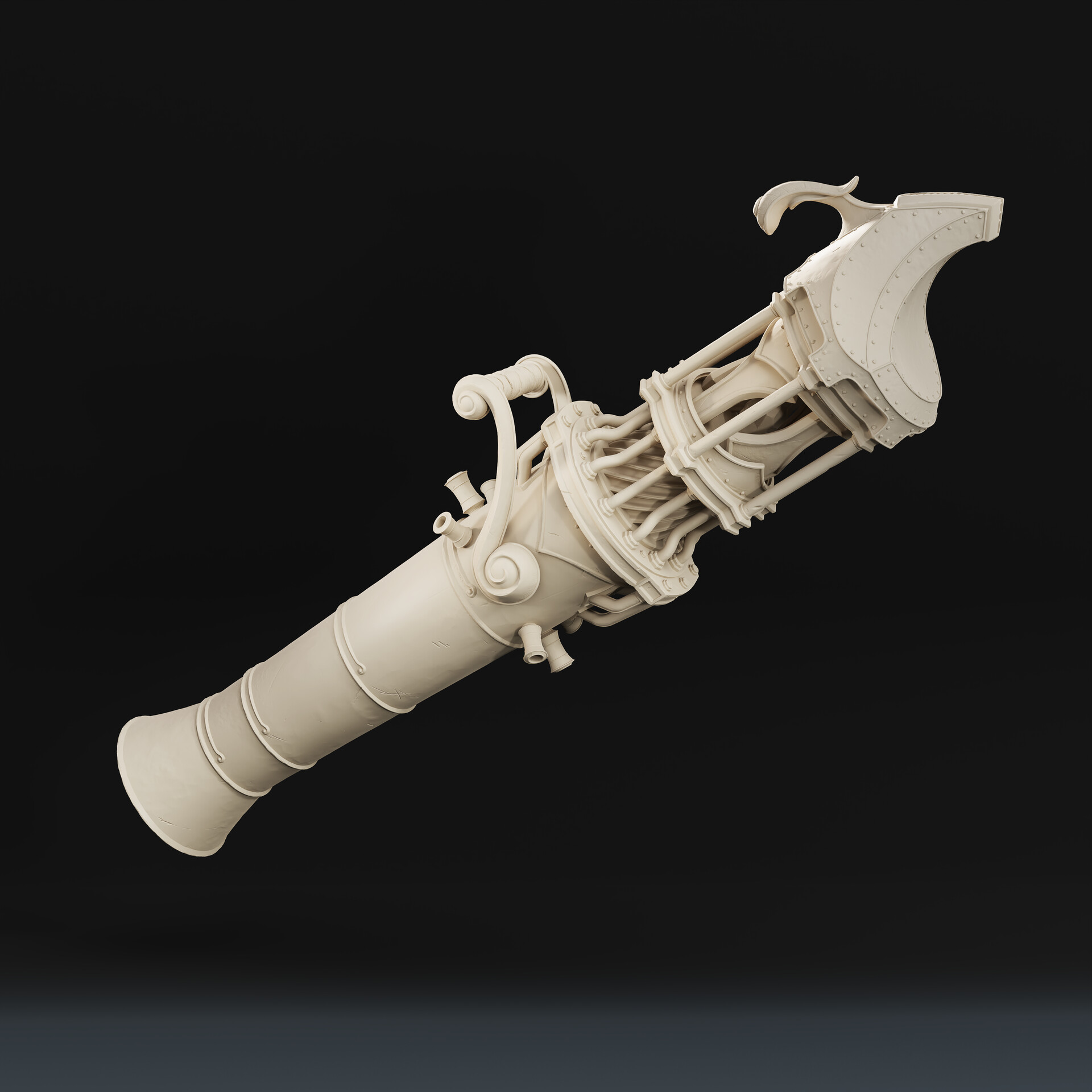 ArtStation - Steampunk Cannon