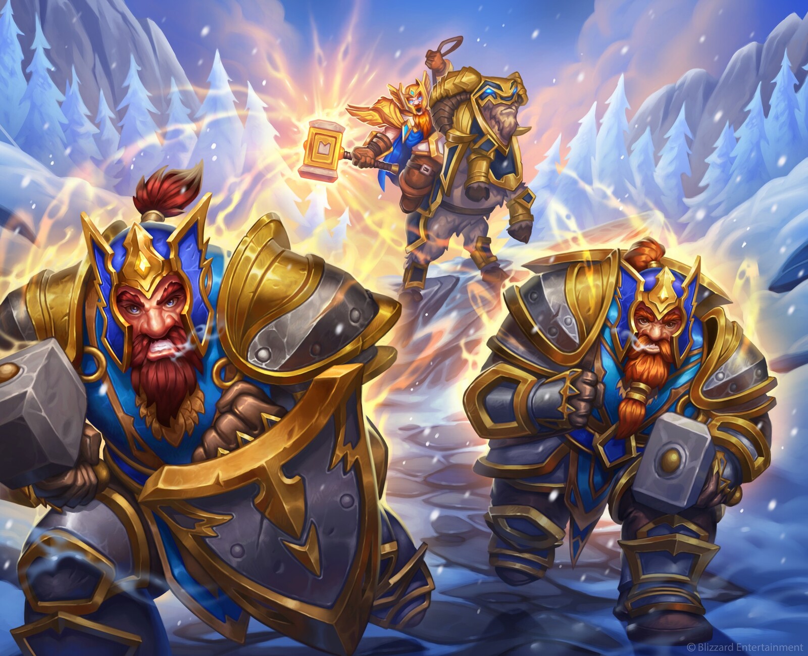 Hearthstone's  ,,Crusader Aura''
Art Director : Jim Nelson
Blizzard
Hearthstone