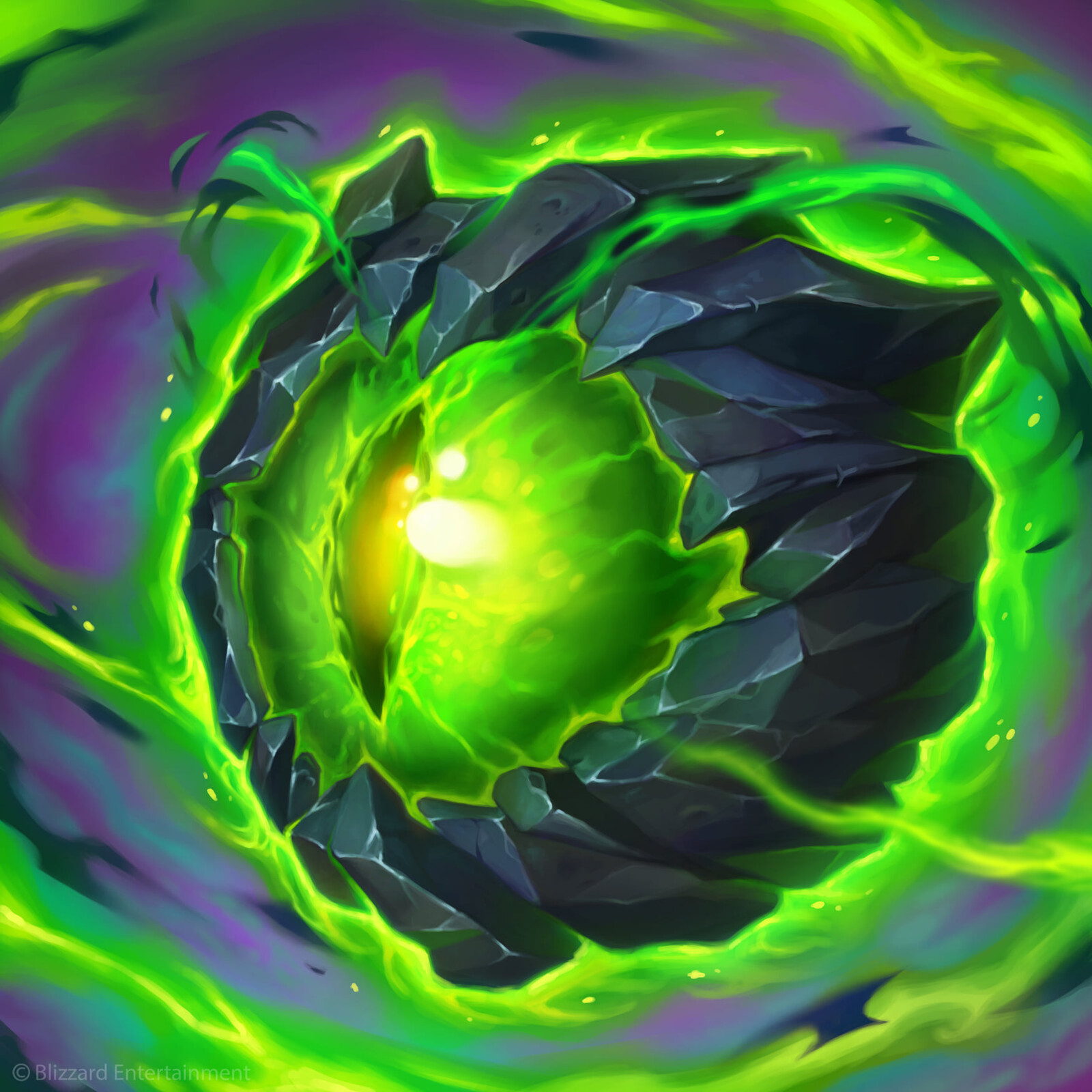 Another painting i forgot to upload. Hearthstone's Forged in the Barrens ,,Eye of Sargeras''

Hearthstone