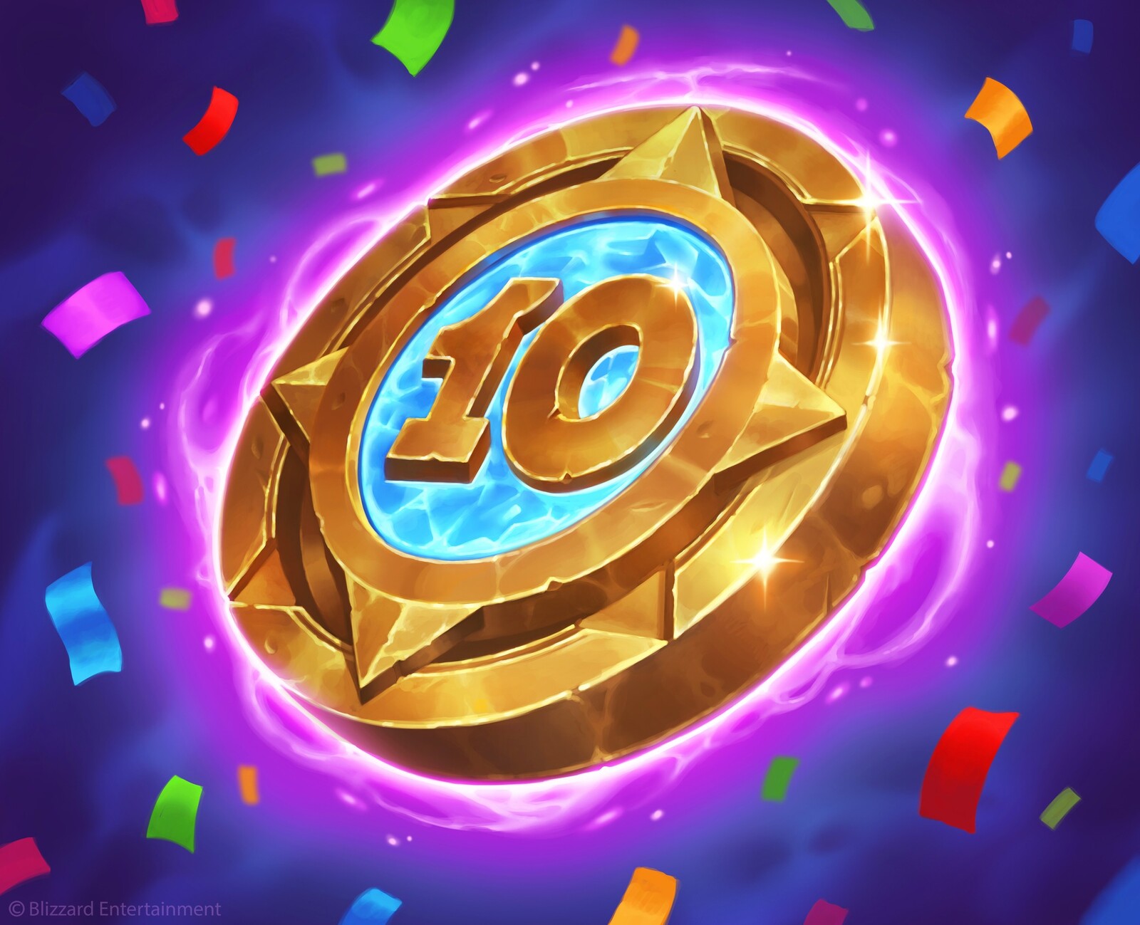 I'm proud to have painted the 10th Anniversary Hearthstone coin

Hearthstone