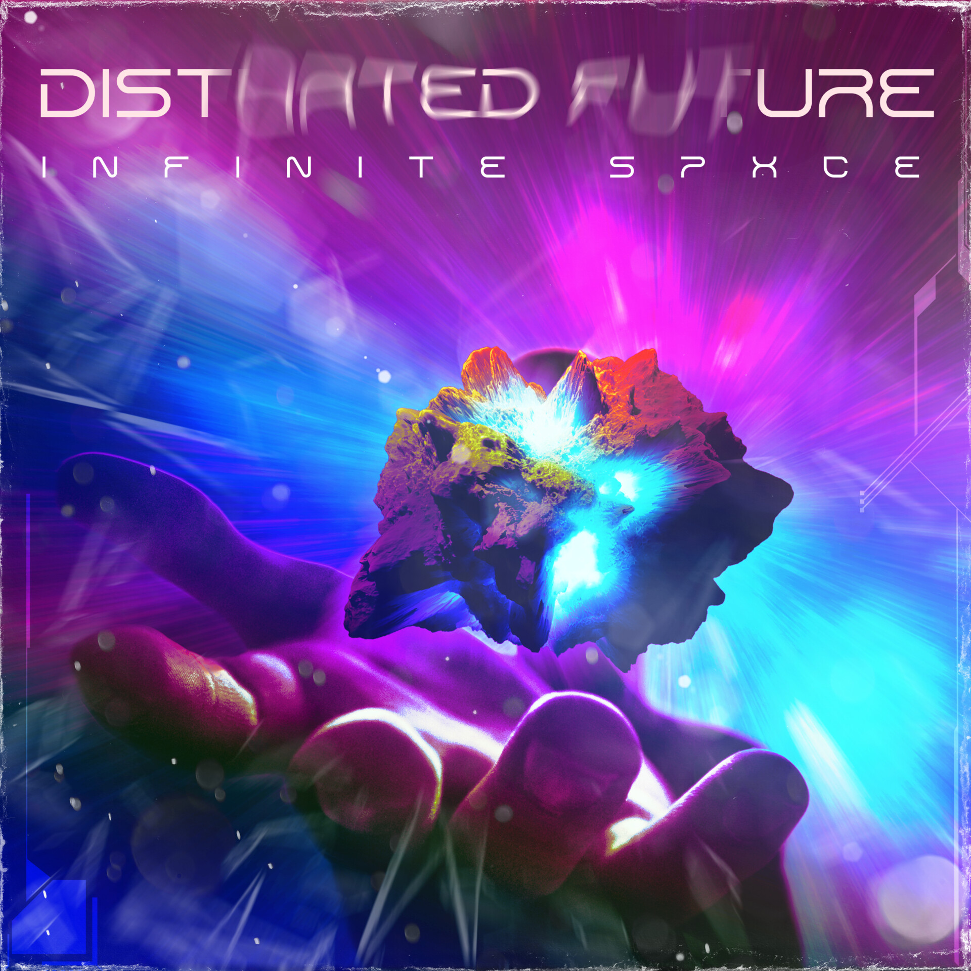 ArtStation - Cover Album Art : Infinite Spxce - Distorted Future