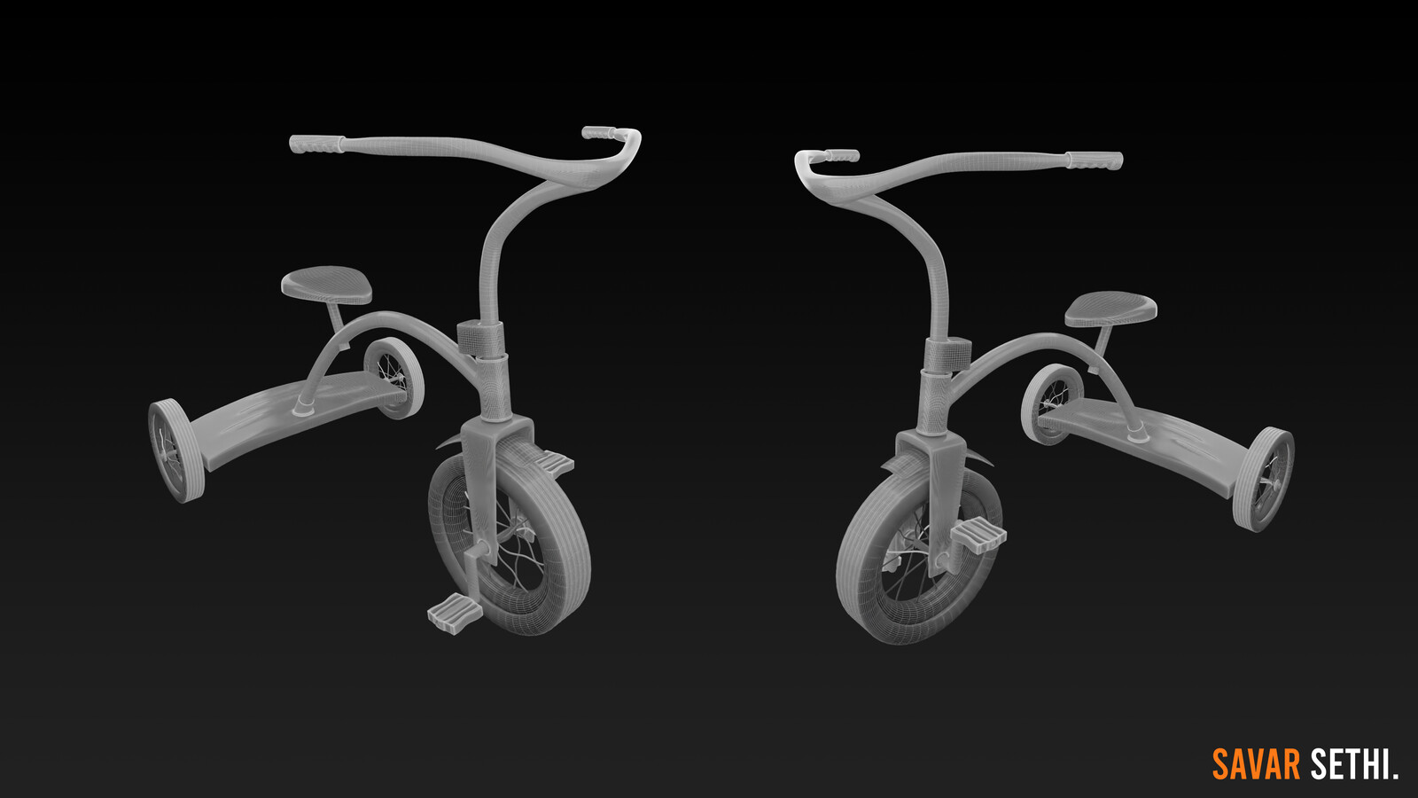 Savar Sethi Kids Tricycle Game Asset