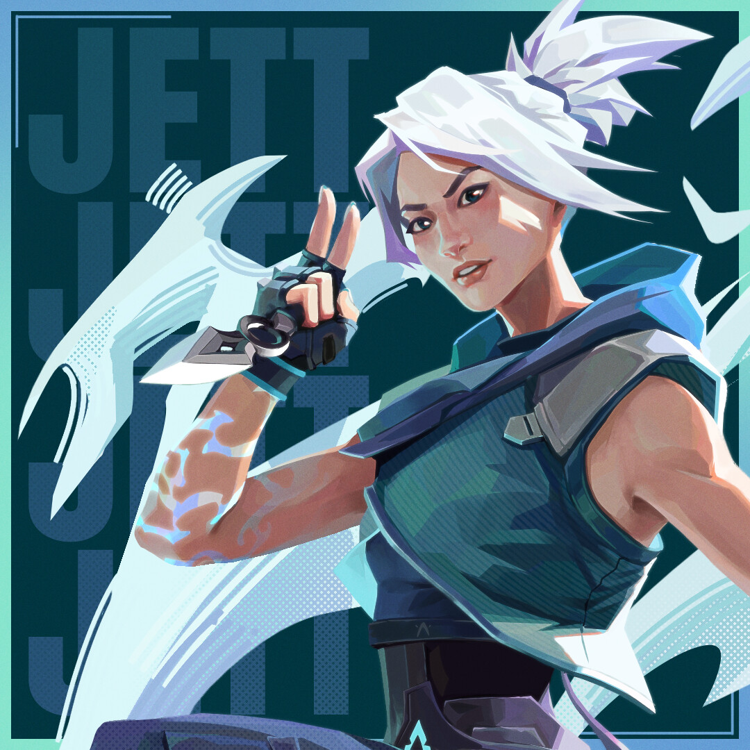 ArtStation - VALORANT Jett Fanart