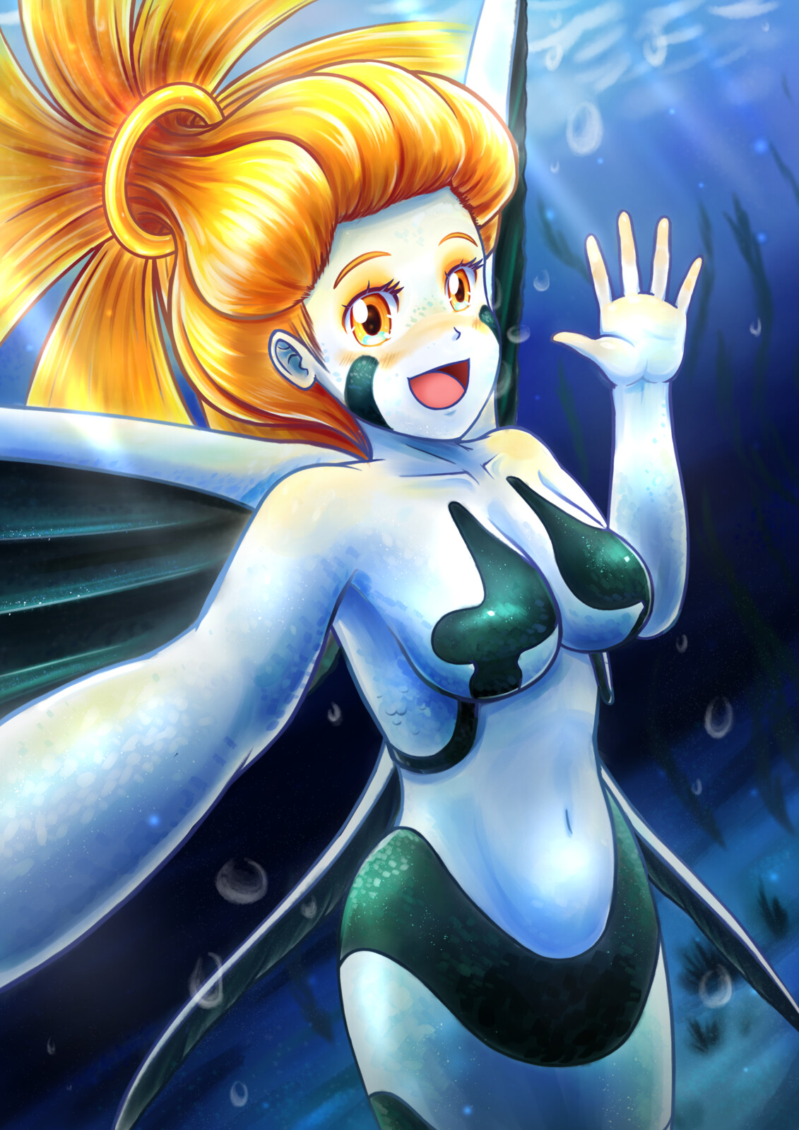 Mermaid Selfie