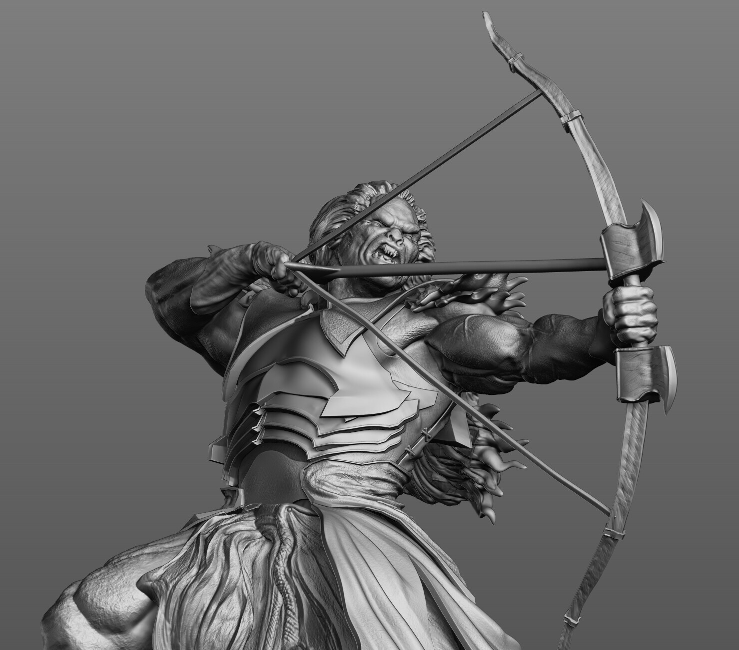 ArtStation - Lurtz URUK-HAI, image size:1479x1302