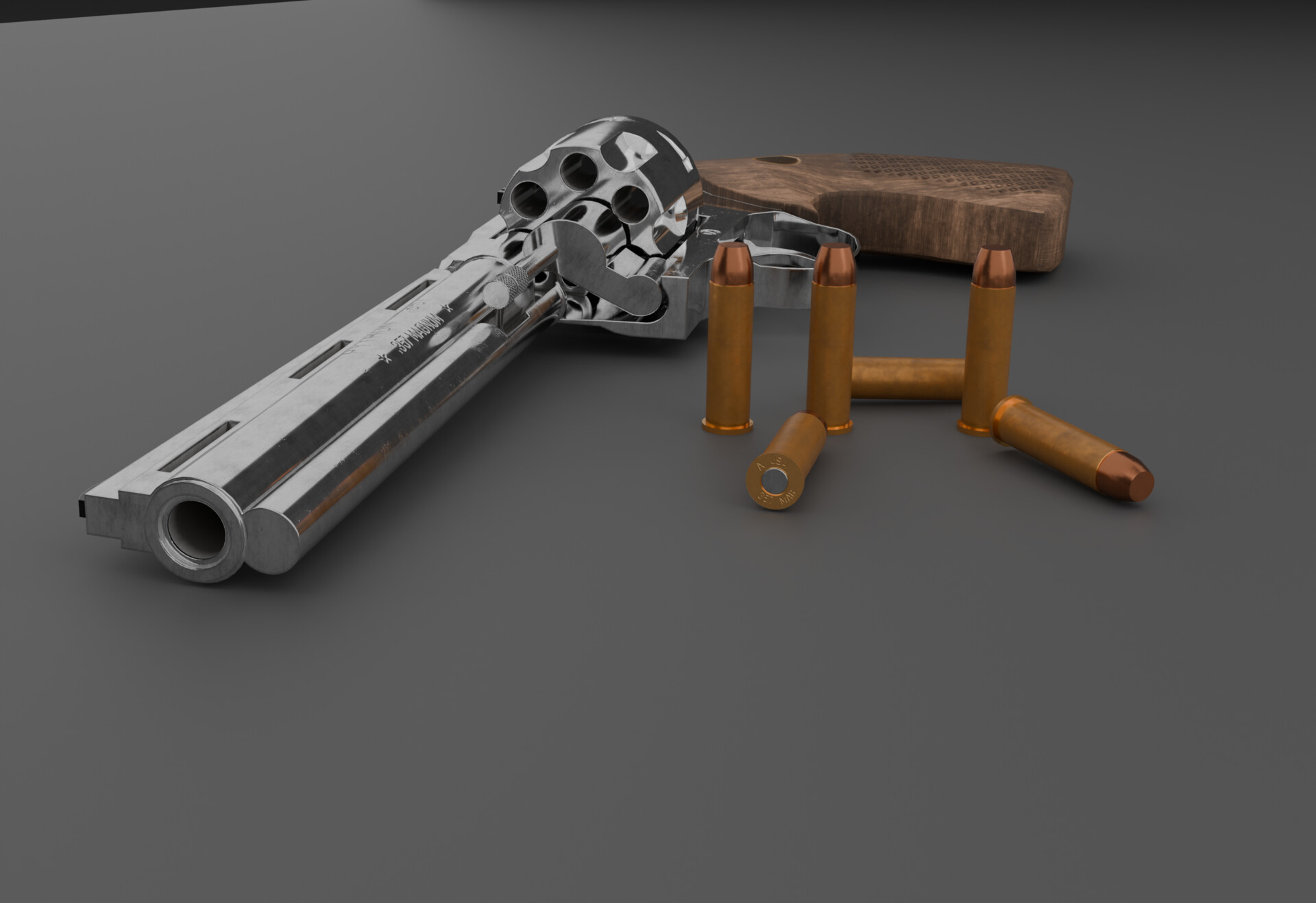 ArtStation - .357 Python Revolver