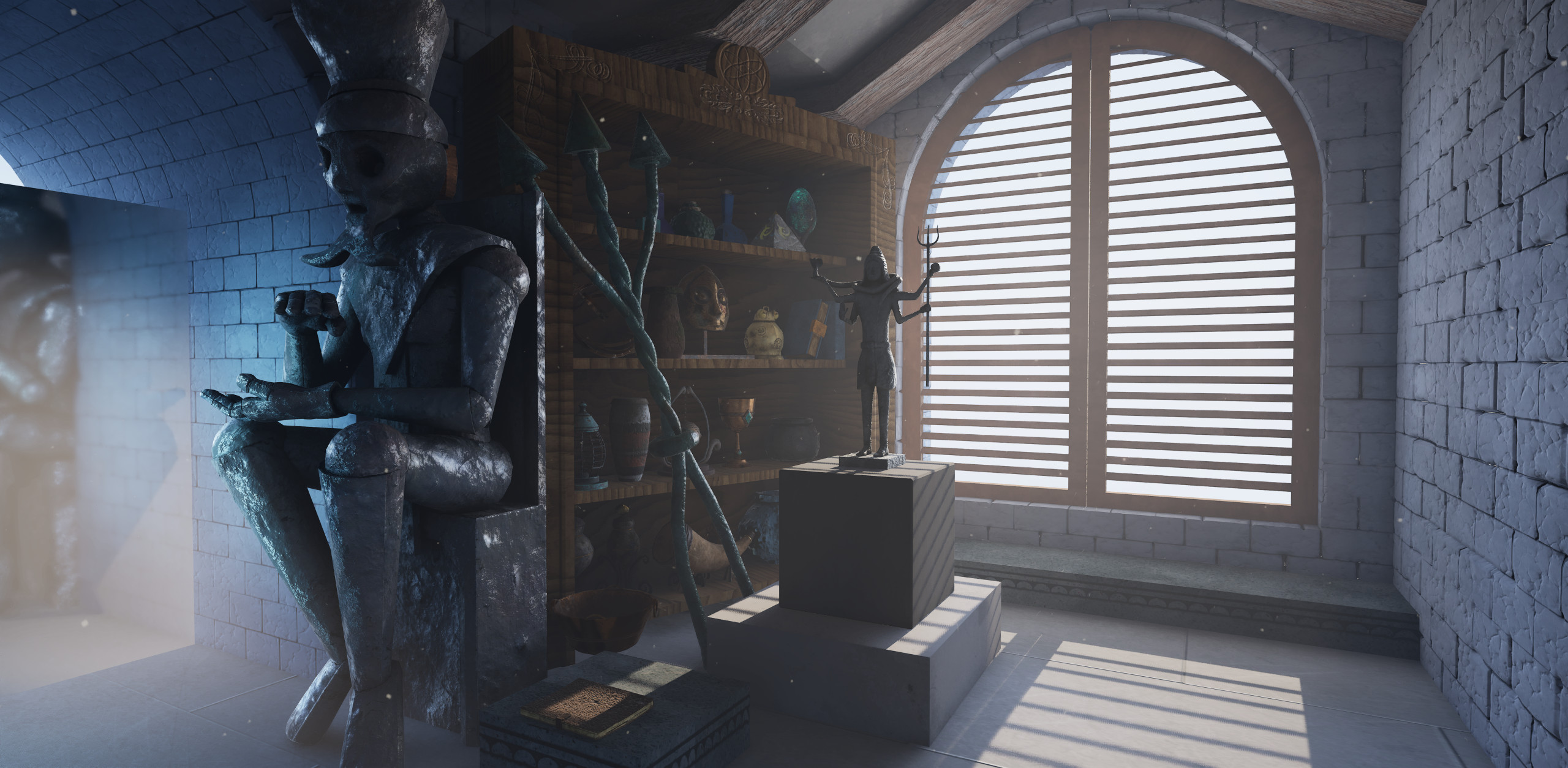 Closeup of some of the assets i made