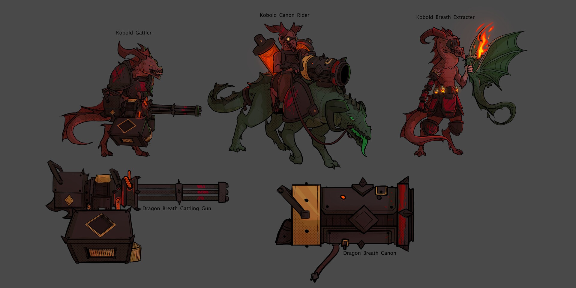 Artstation Kobold Enemy Concept Art