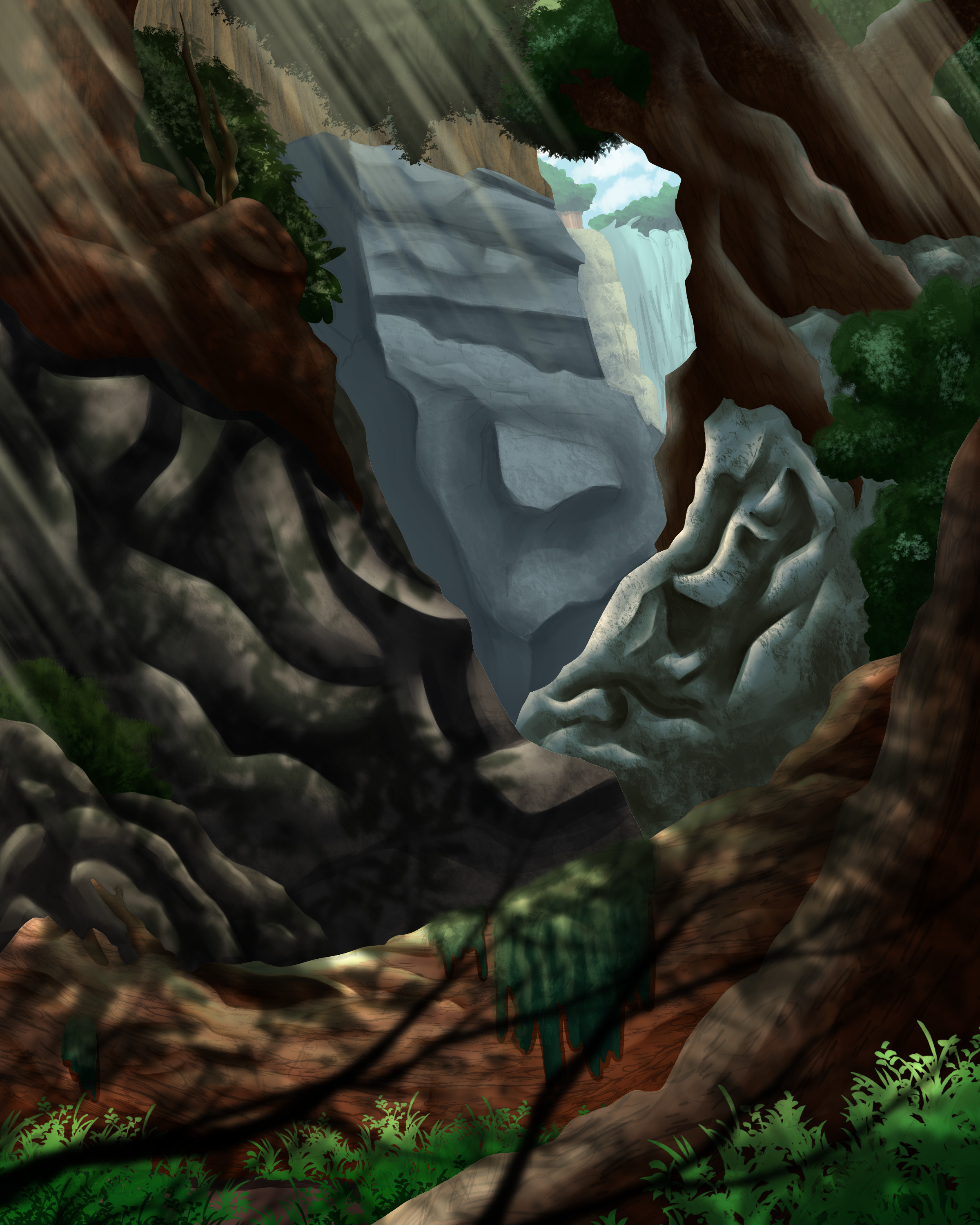 Background with Lighting