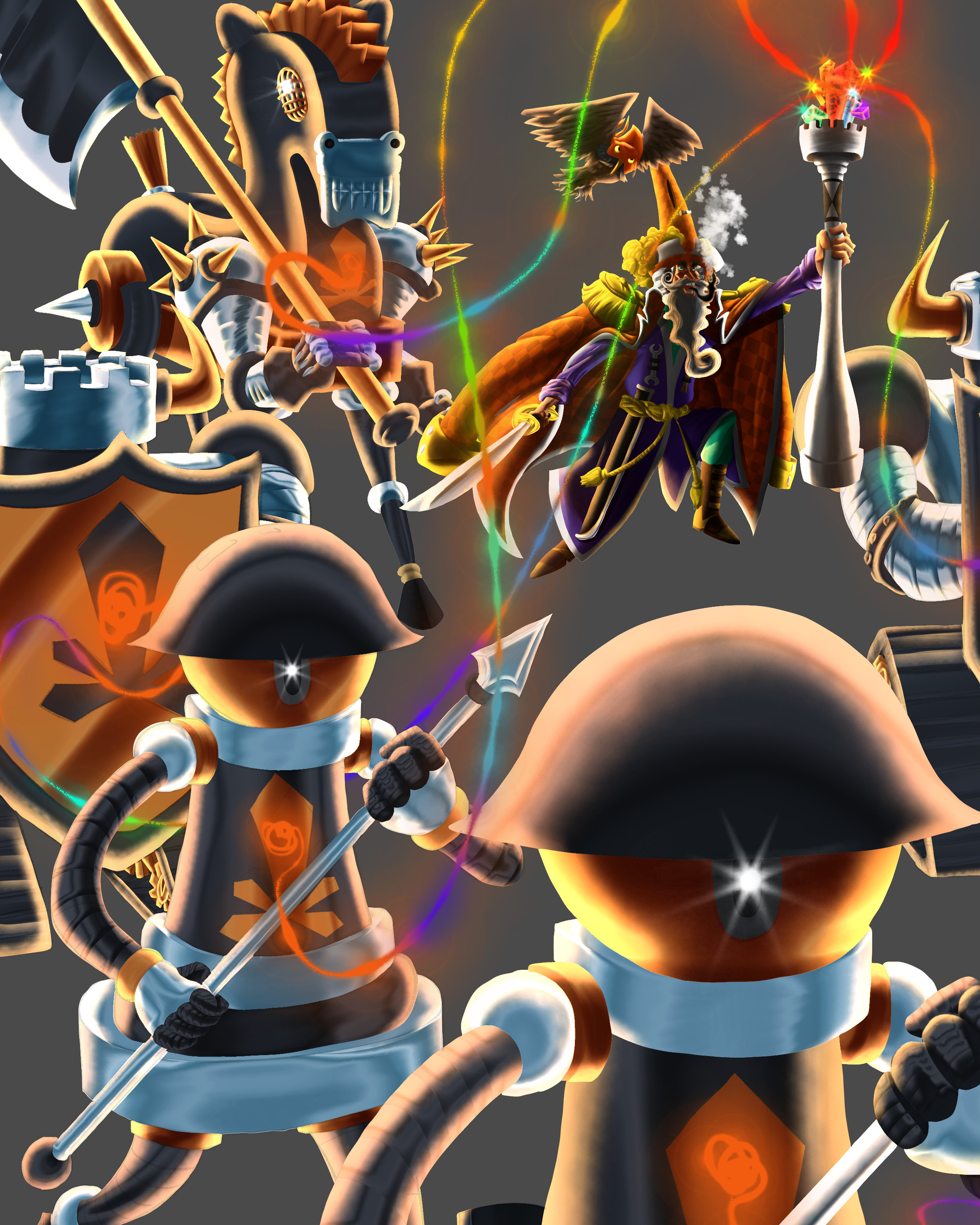 Characters with Lighting
