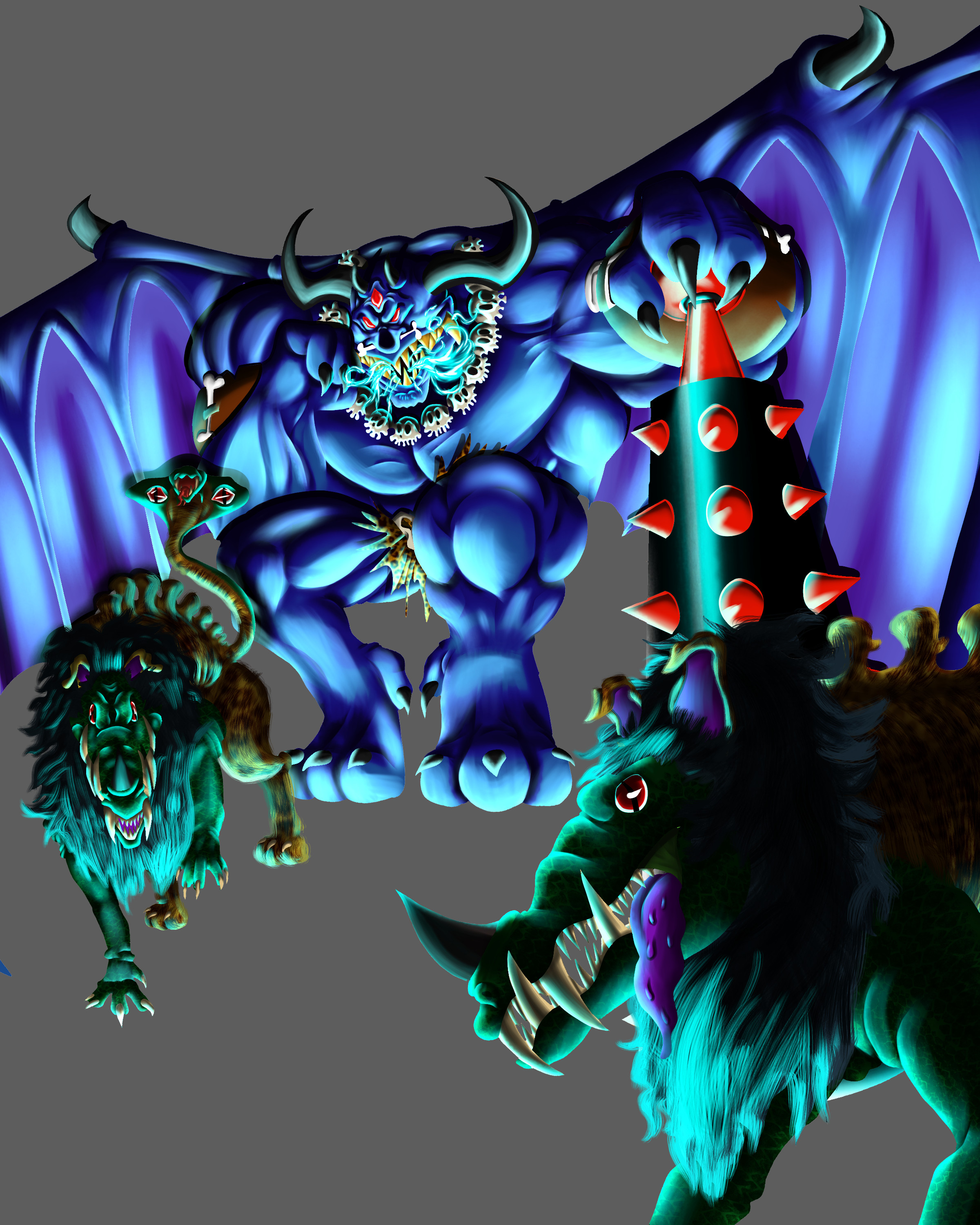 Characters with Lighting