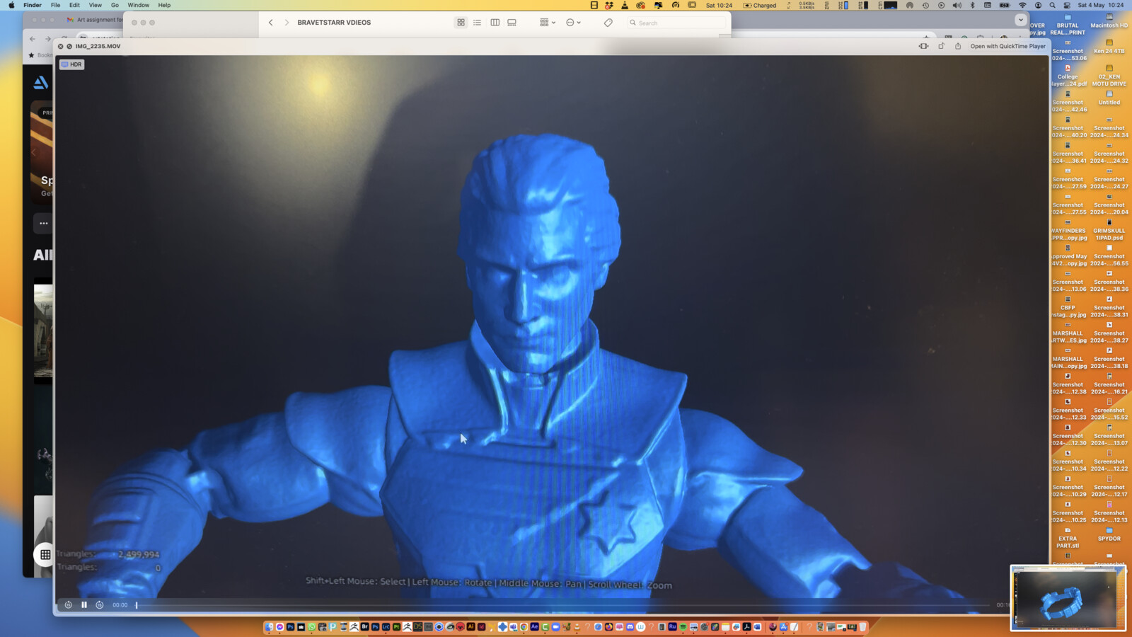 2. Scanning (Sprint 1):
    * Task: Capture 3D scans of the prototype model using appropriate scanning equipment and software.
    * Review: Check the quality of the scans and ensure they meet the required standards for further processing.
