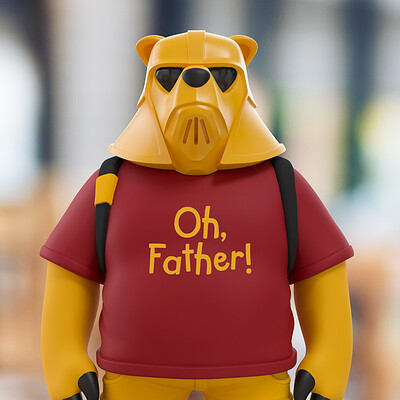 ゲームキャラクター KARMIEH TOY DESIGN Darth Bear Darth Bear – KARMIEH Toy Design