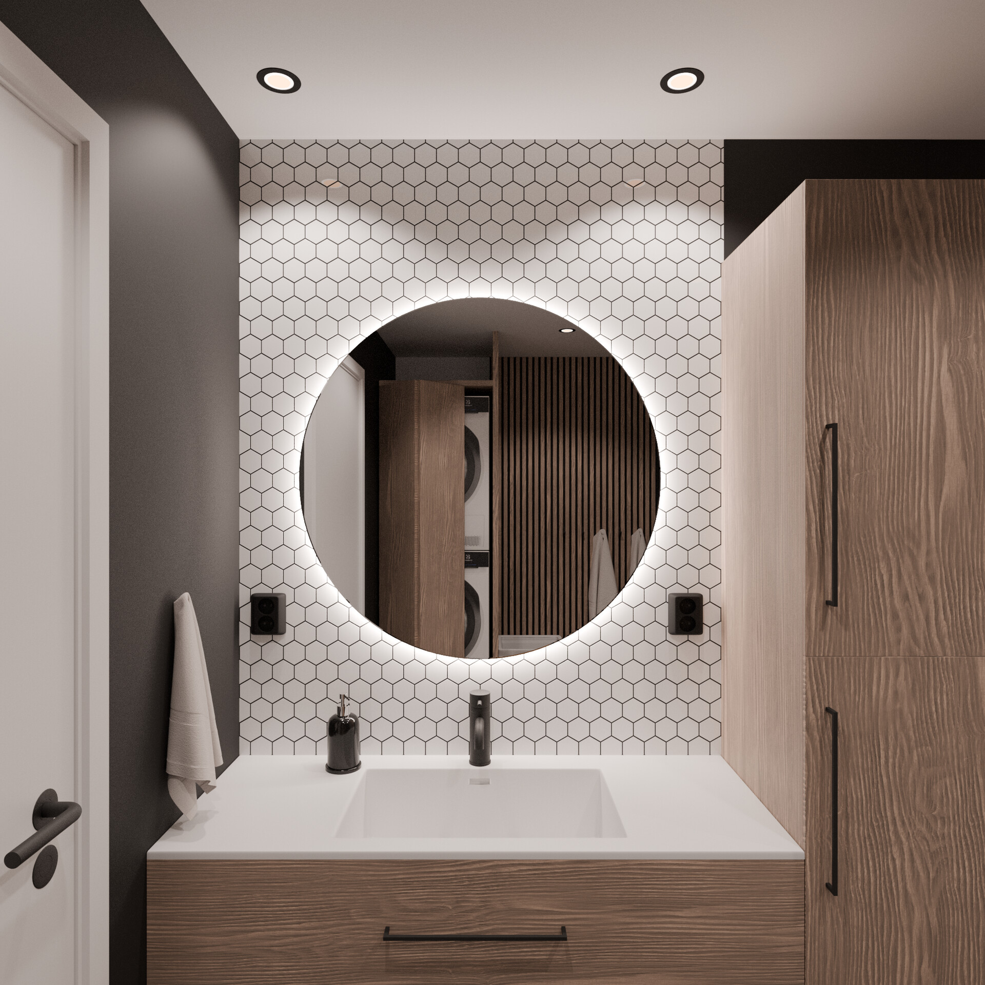 Artstation closed bathroom