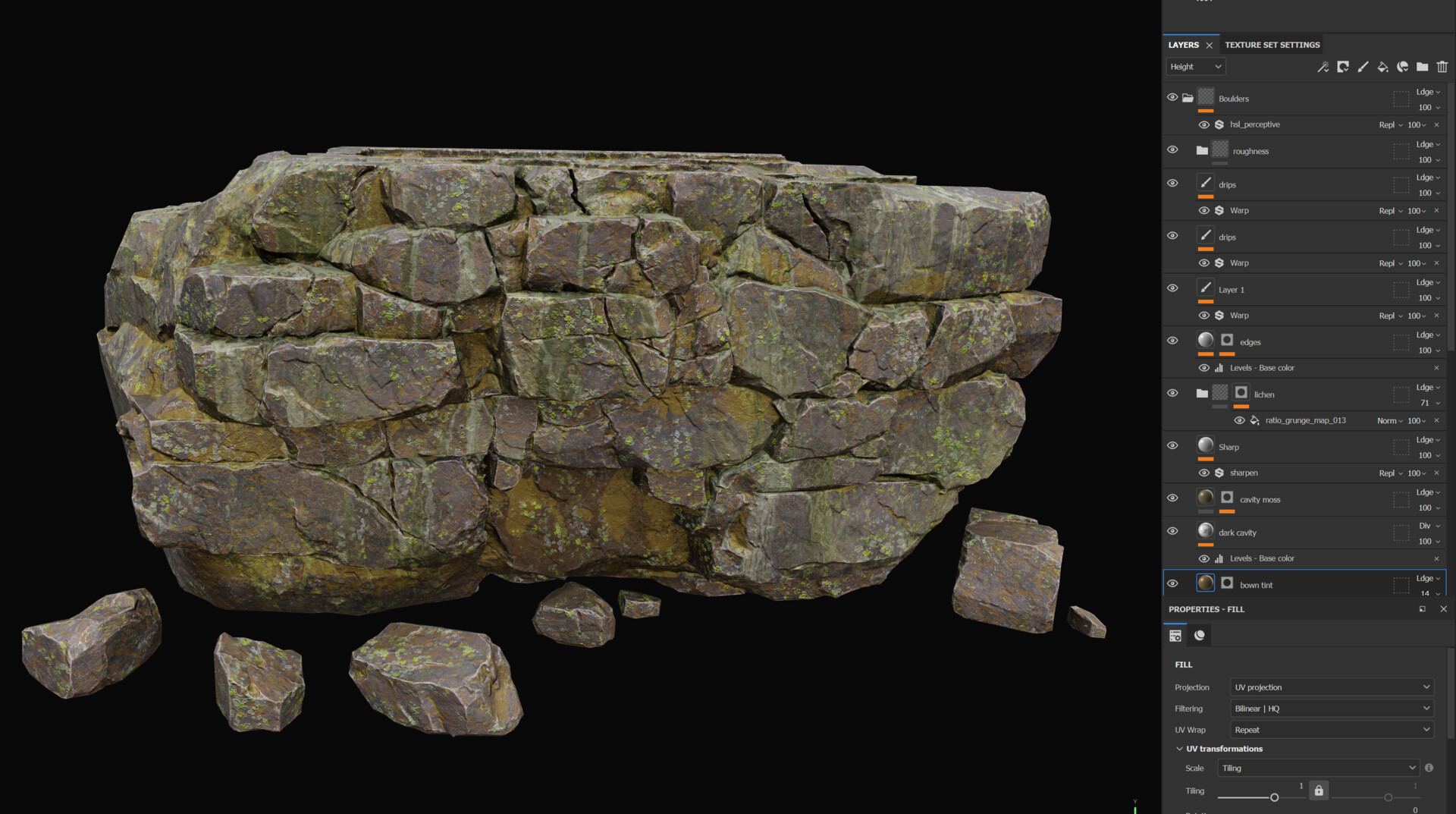 Sculpting and texturing practice