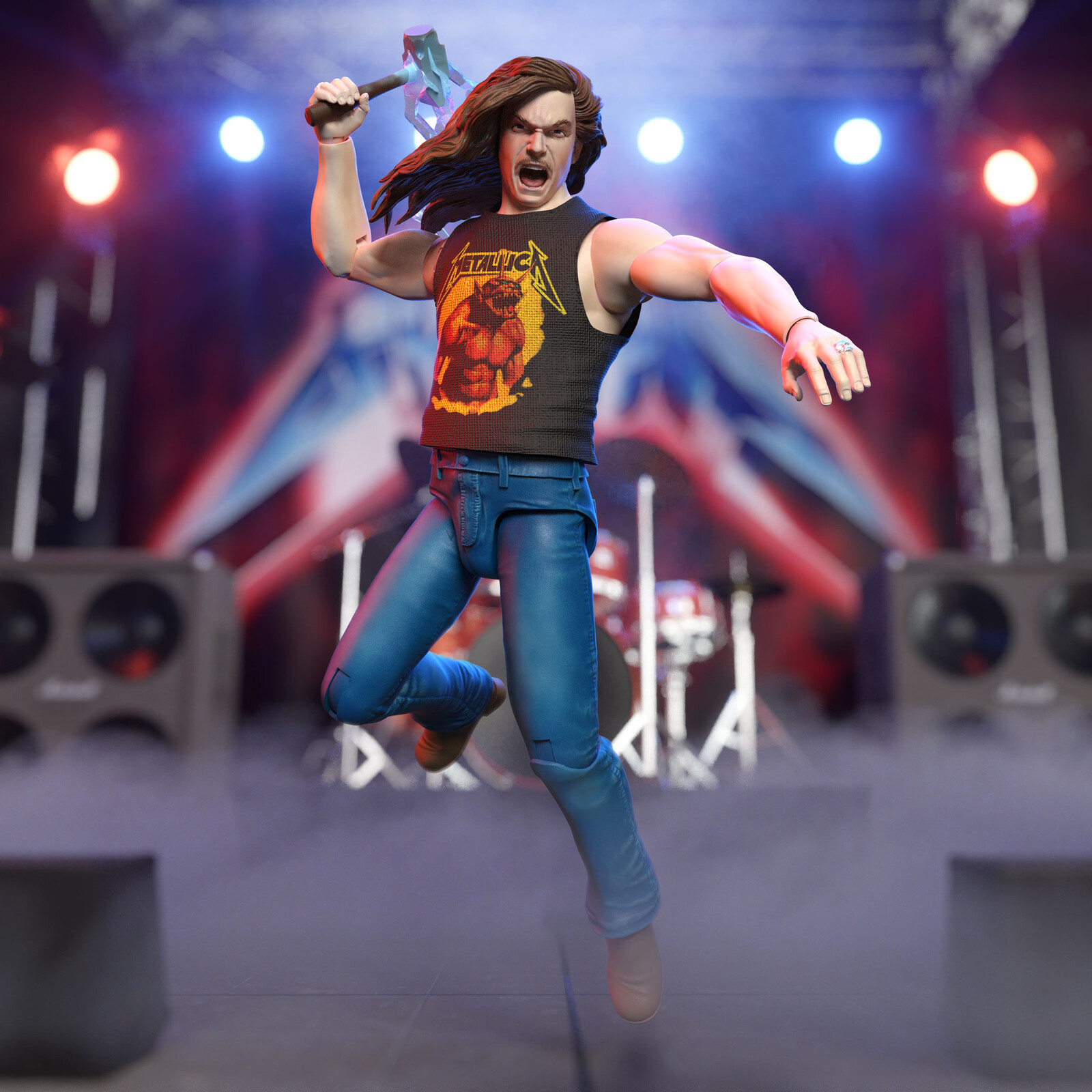 Cliff Burton Metallica SUPER 7