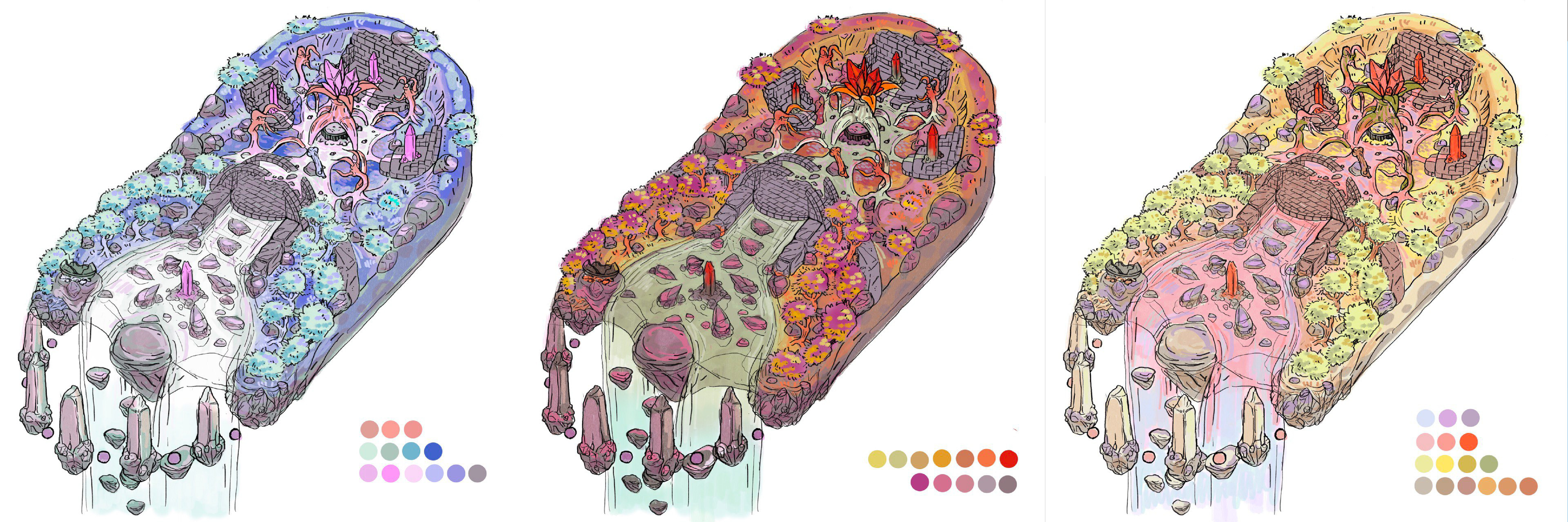 Some color explorations.