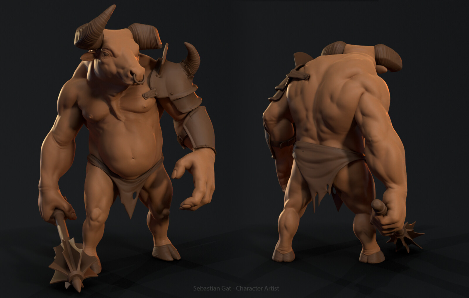 Minotaur High Poly
