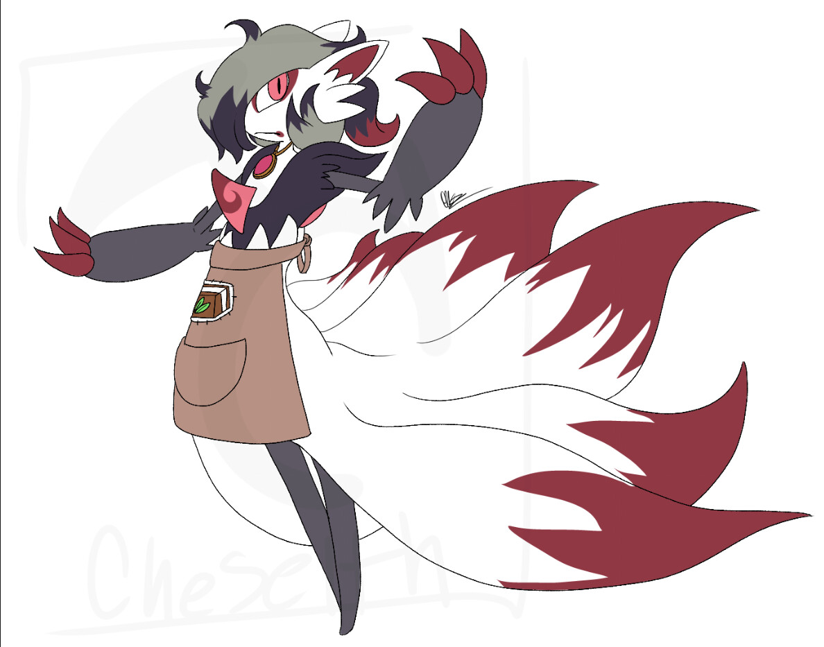 ArtStation - Pokemon Fusion Commission, image size:1188x933