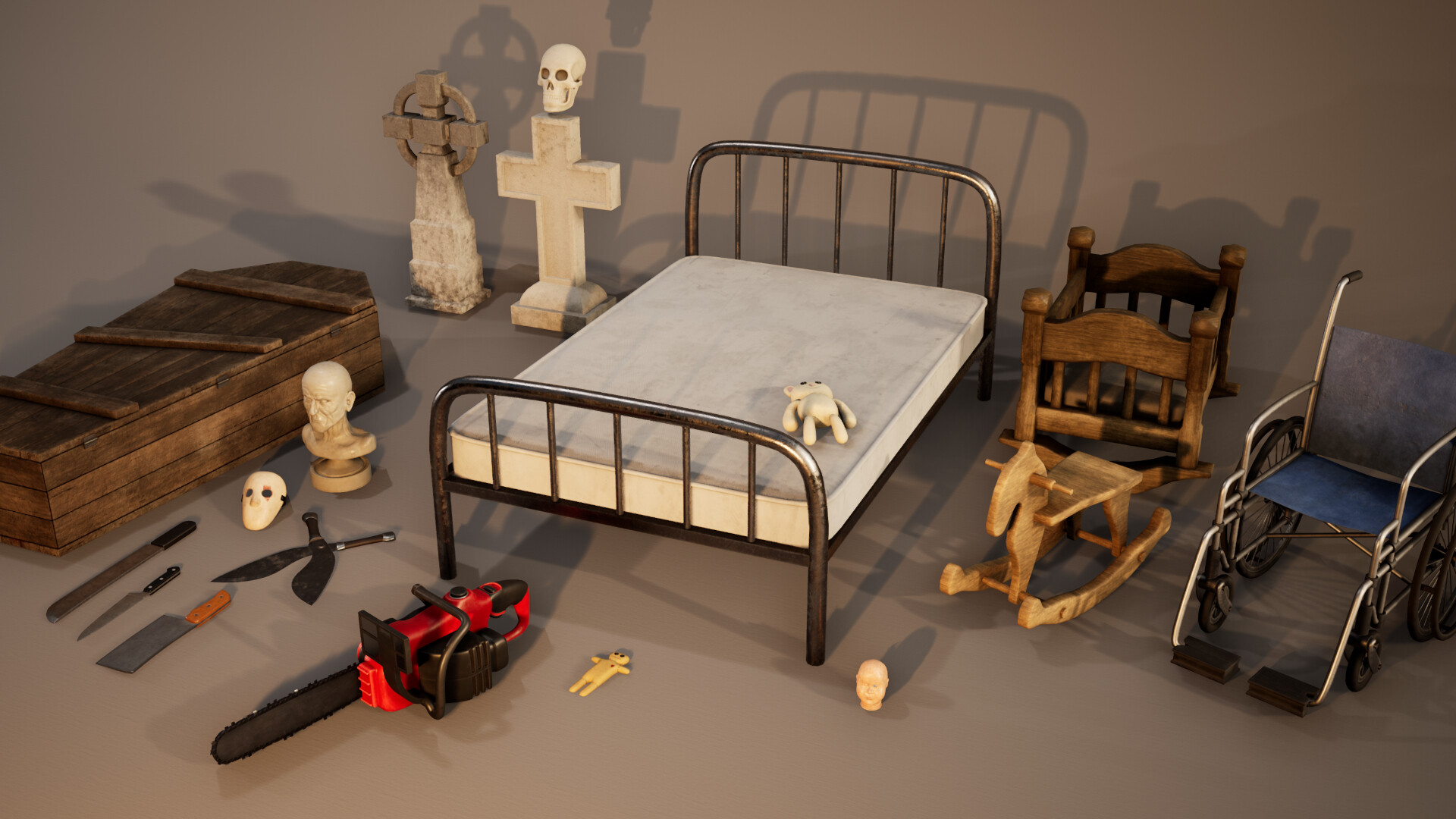 ArtStation - Horror-Thriller Props