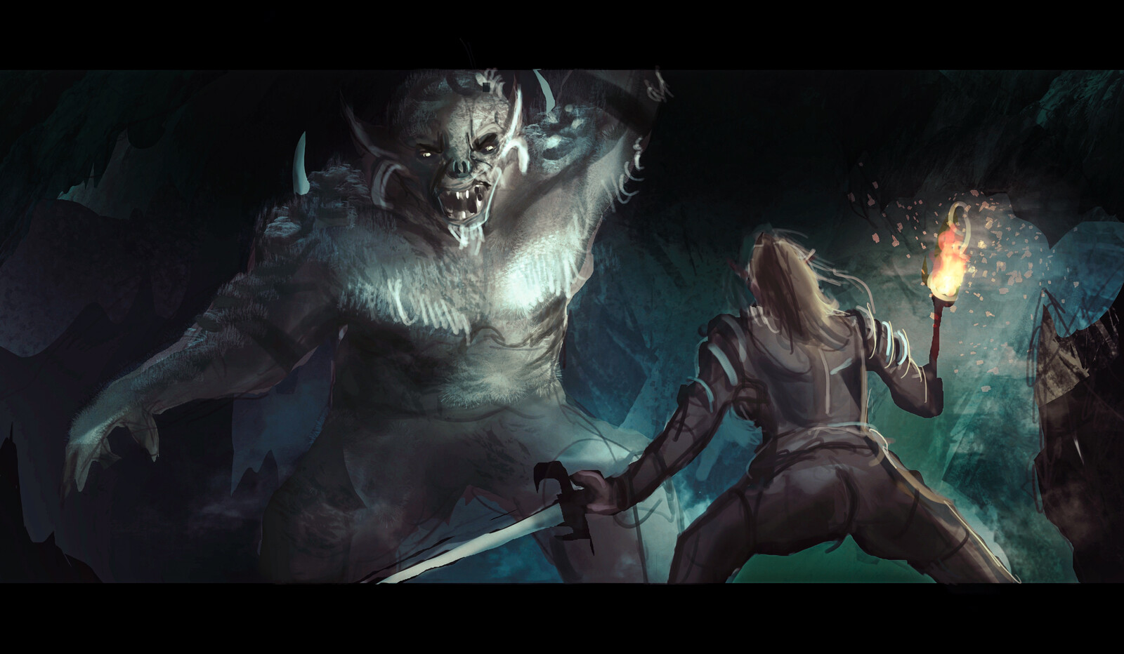 Lotr Story Galadriel vs ice troll