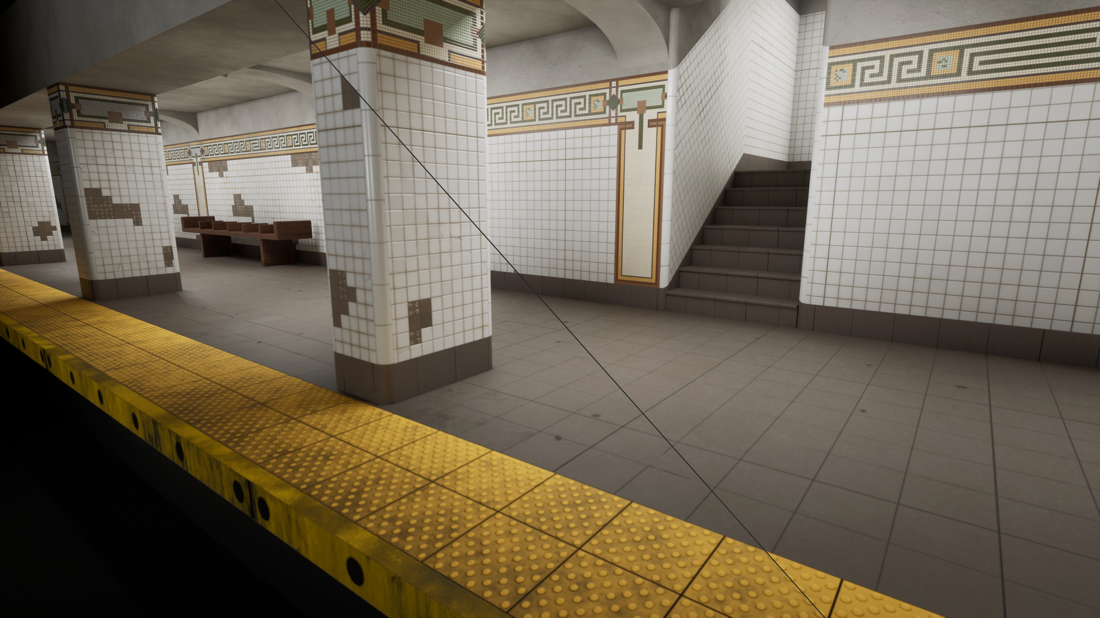Render comparing textures with and without grunge