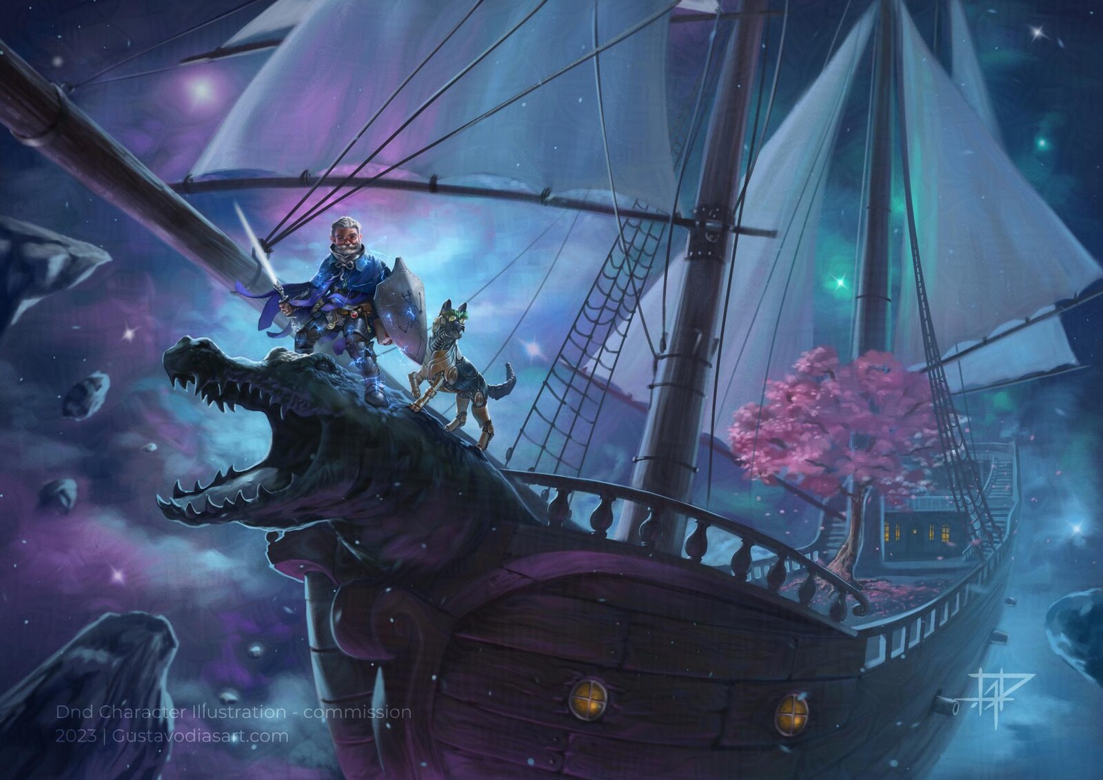 Rock Gnome Armorer Artificer - Dnd Character Illustration