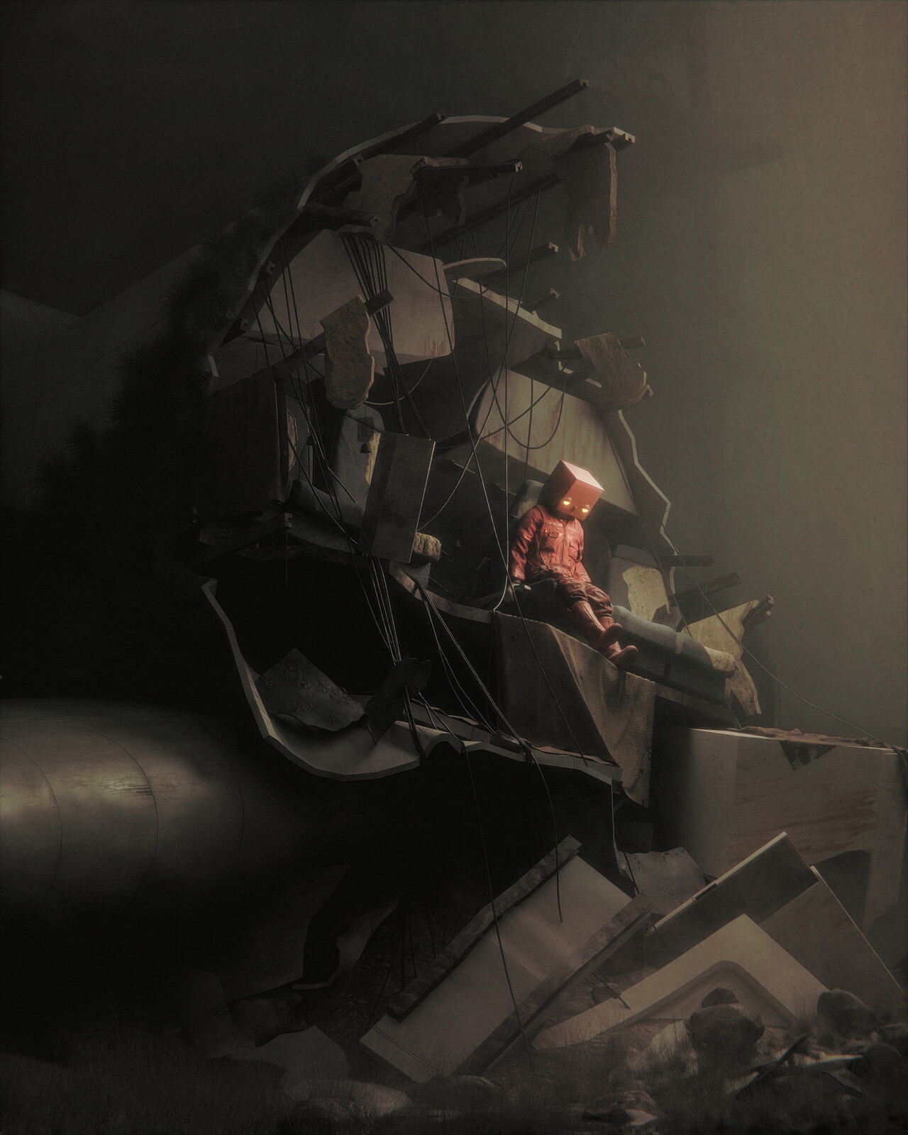 the crash site